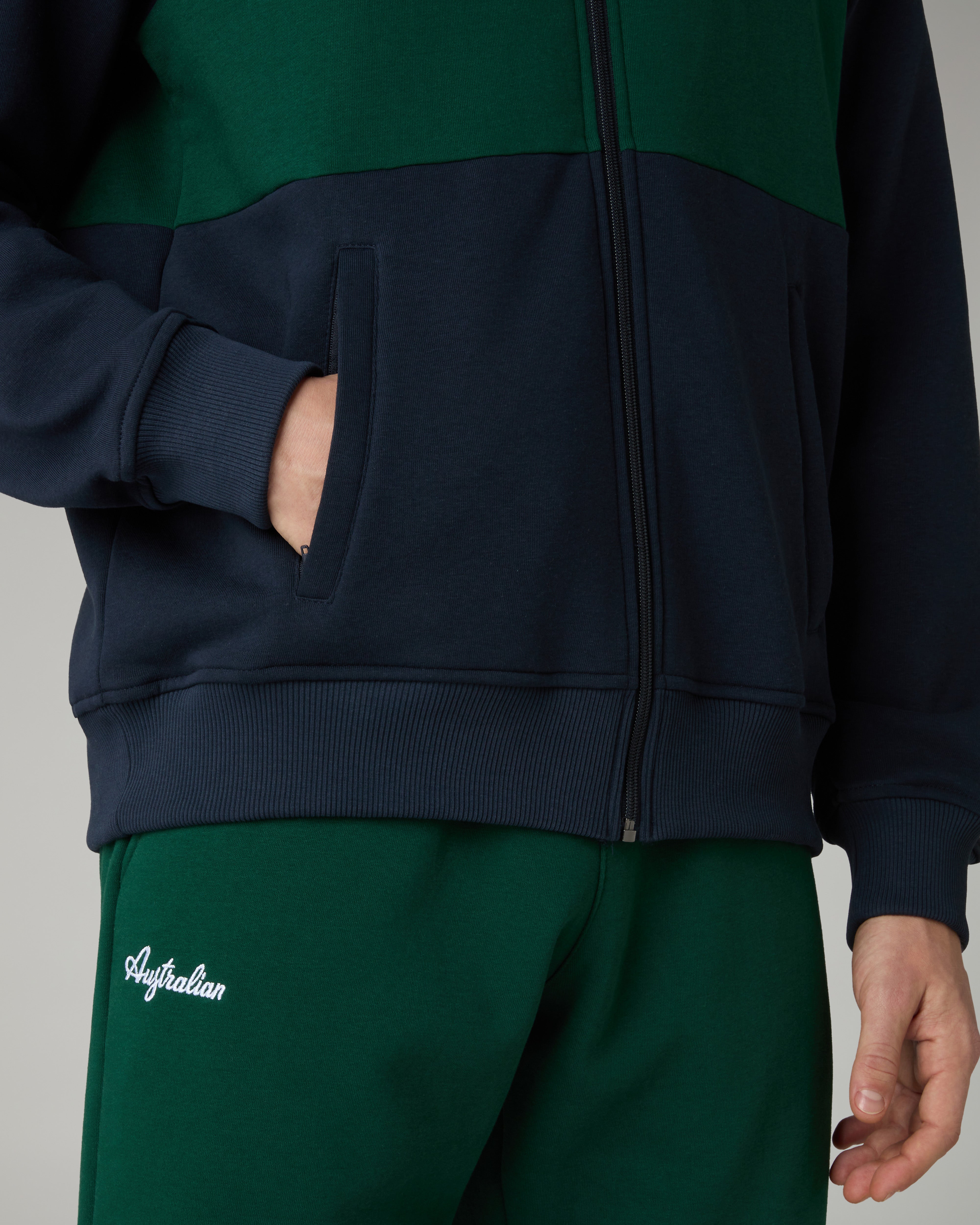 australian-posh-fleece-track-jacket-giacca-felpa-blu-navy image 5