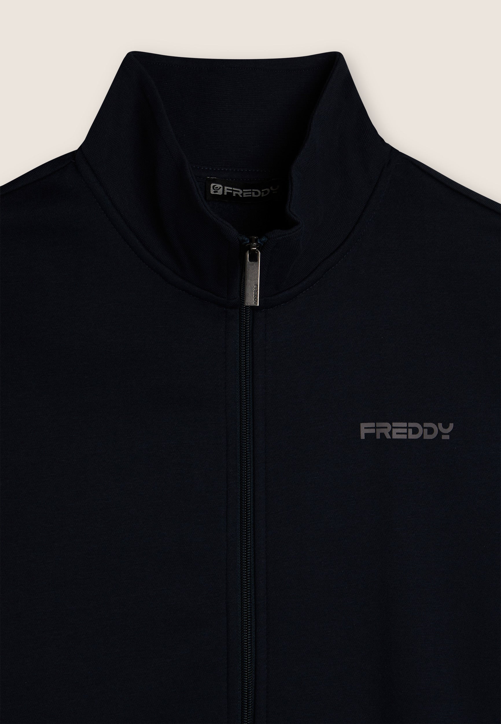freddy-tuta-uomo-full-zip-felpa-garzata-collo-alto-gamba-dritta image 3