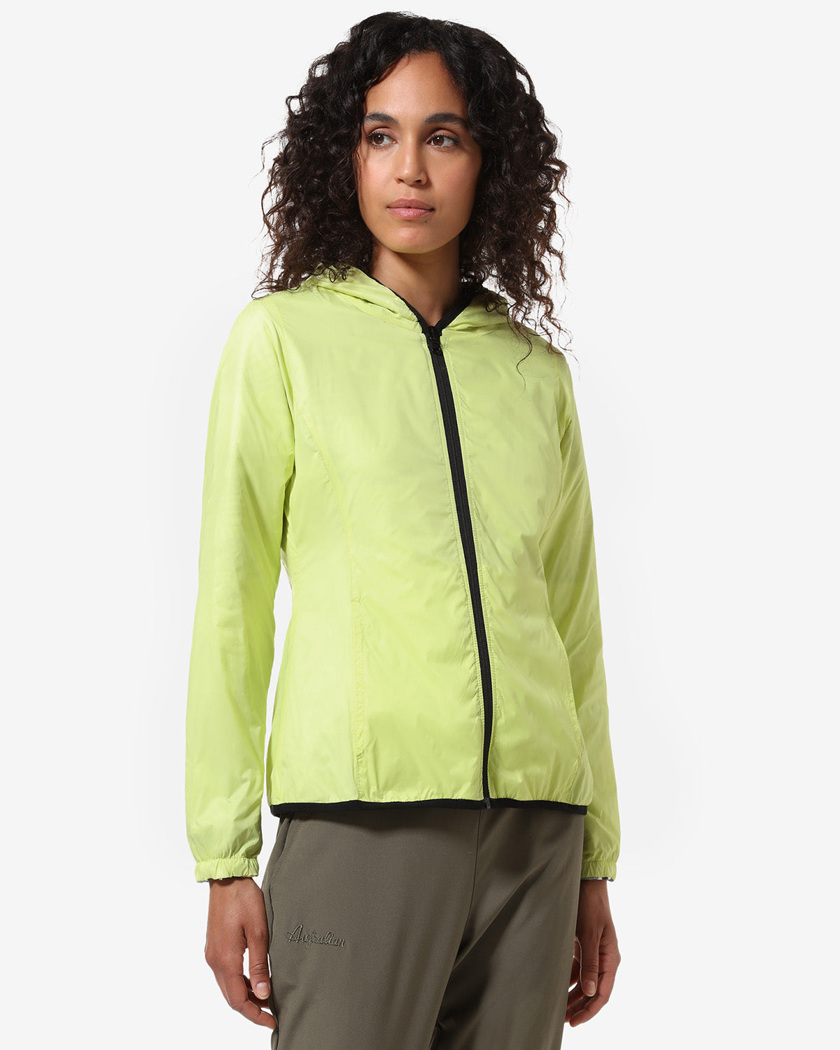 australian-flowers-revers-track-jacket-giacca-reversibile-lime-2-in-1 image 3