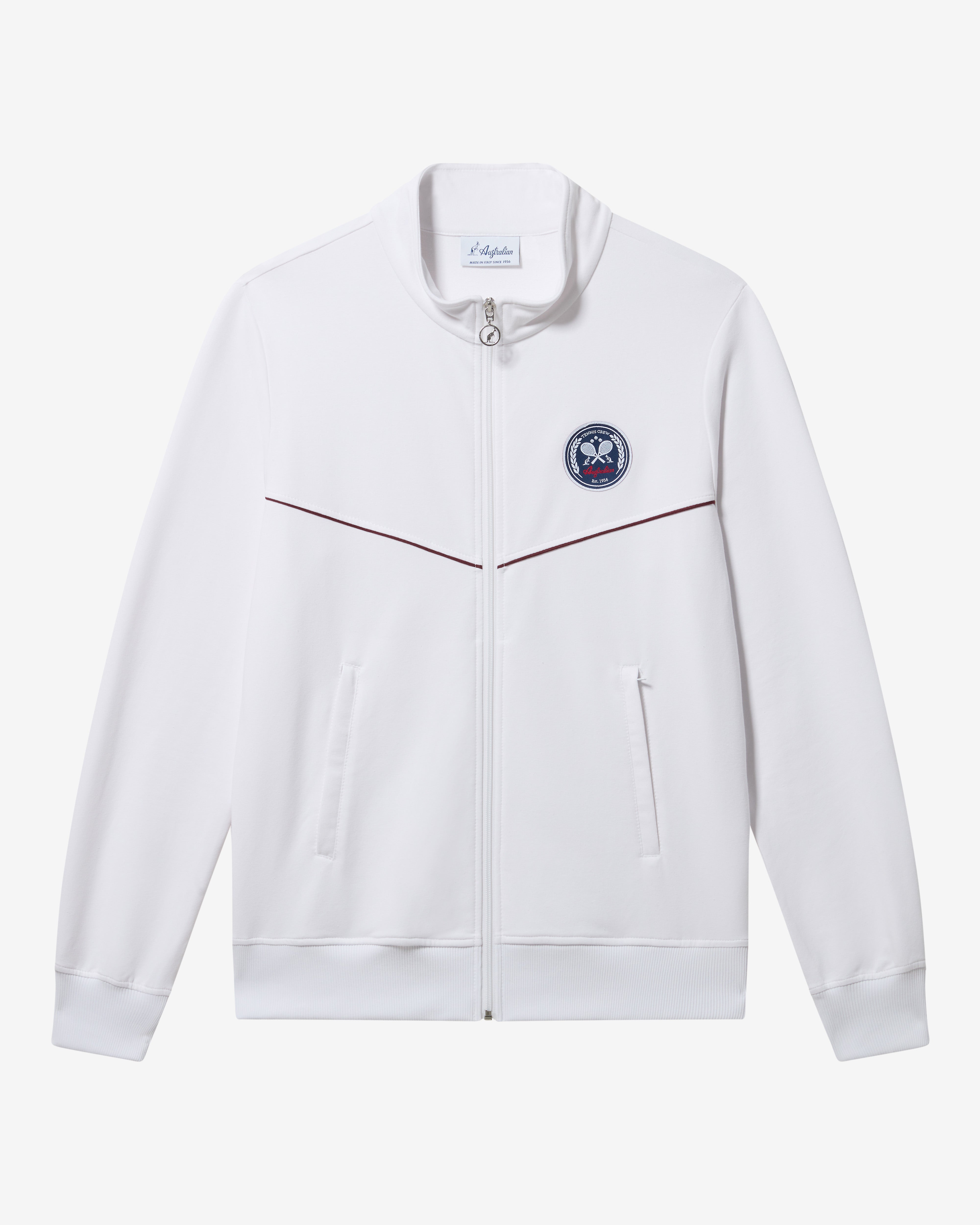 australian-legend-track-jacket-giacca-sportiva-felpa-bianca image 6
