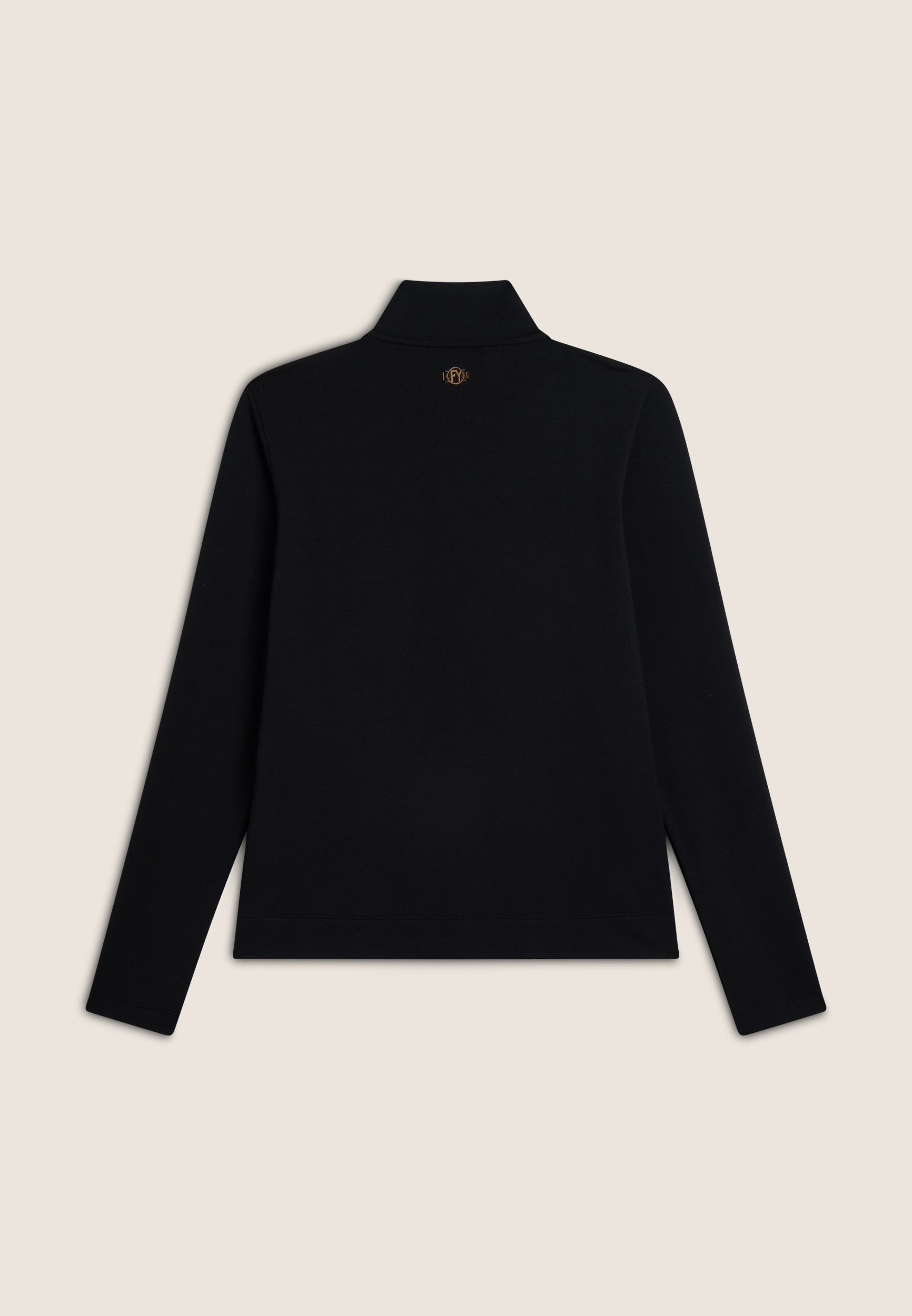 freddy-felpa-donna-slim-fit-con-zip-e-collo-alto-dettagli-leopardati image 6