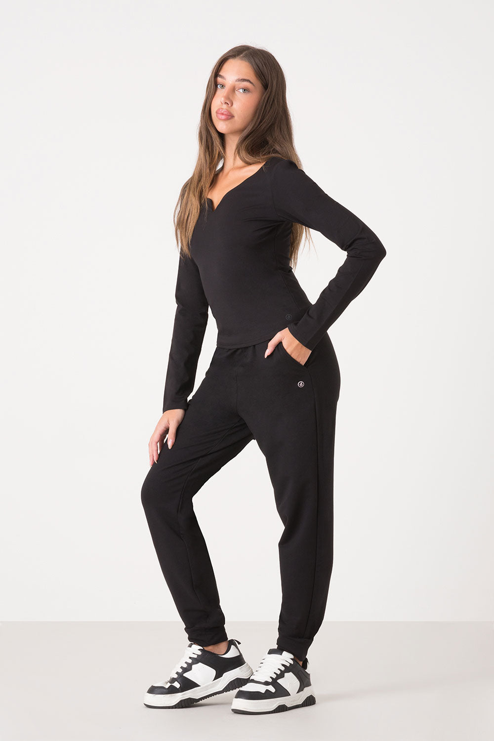dimensione-danza-t-shirt-l-s-con-dettaglio-maglia-manica-lunga-donna image 2