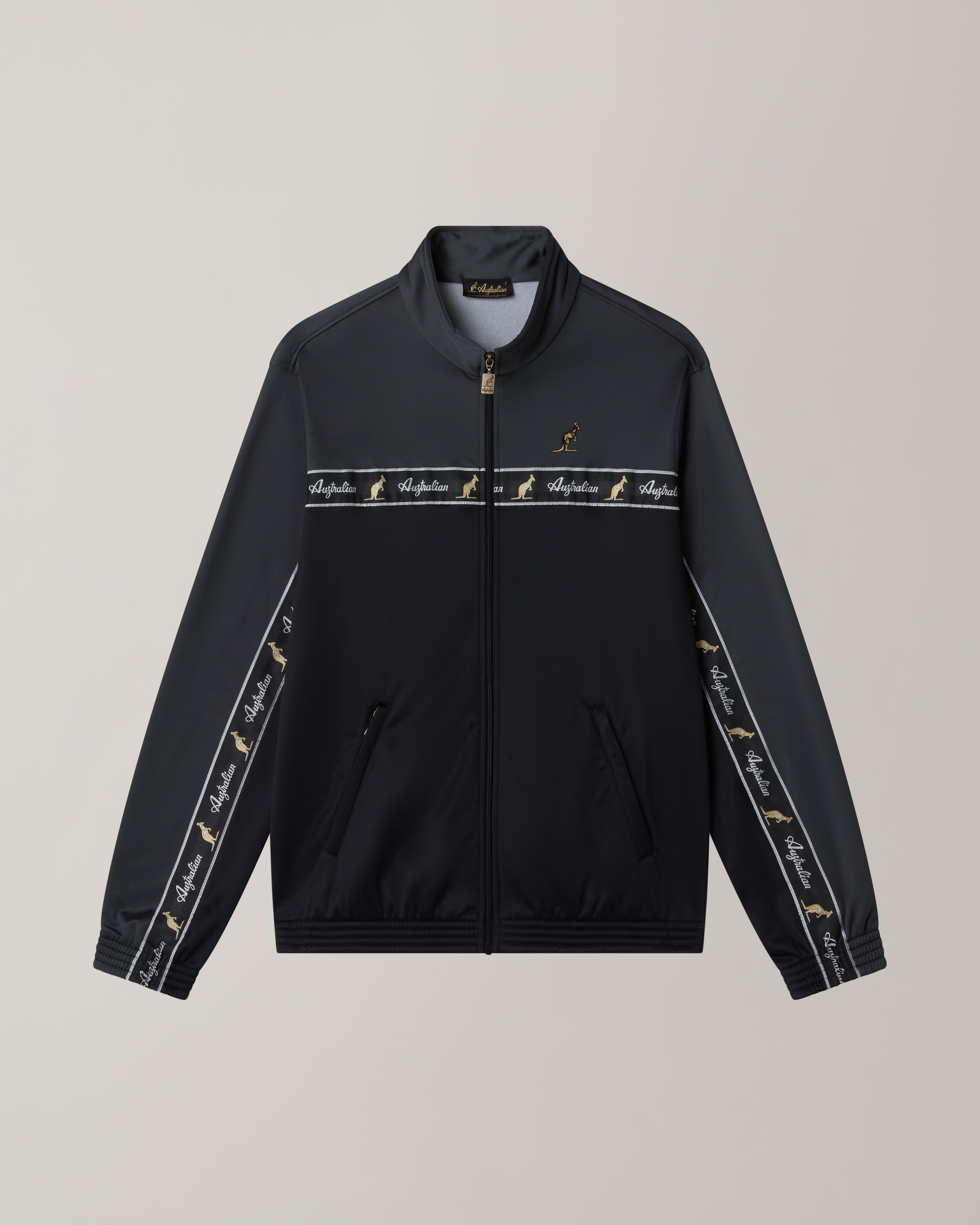 australian-duo-track-jacket-giacca-full-zip-in-acetato-grigio-titanio image 1