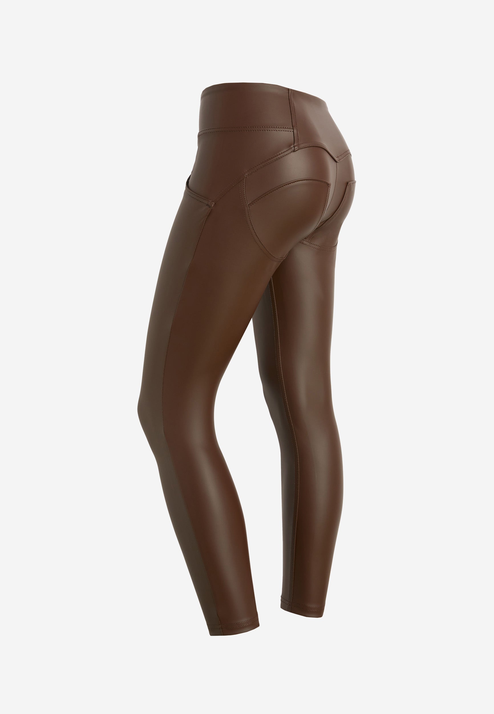 freddy-wr-up-pantaloni-push-up-7-8-clessidra-vita-media-superskinny-similpelle image 8