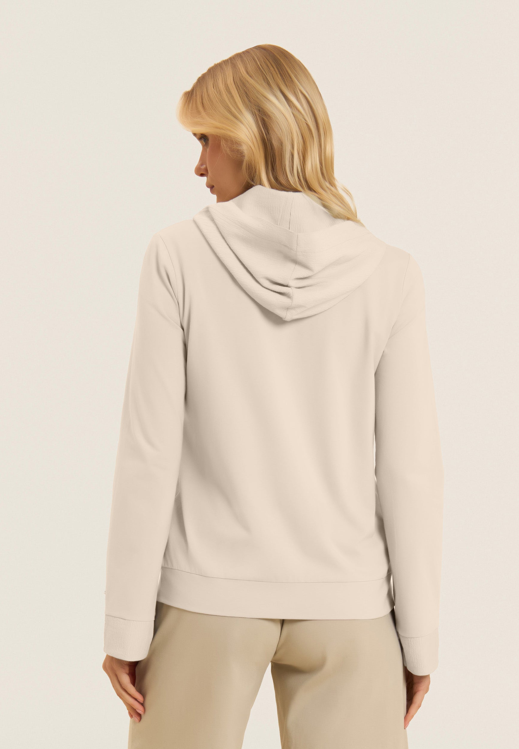 freddy-zip-con-cappuccio-crinkle-felpa-donna-in-jersey image 3
