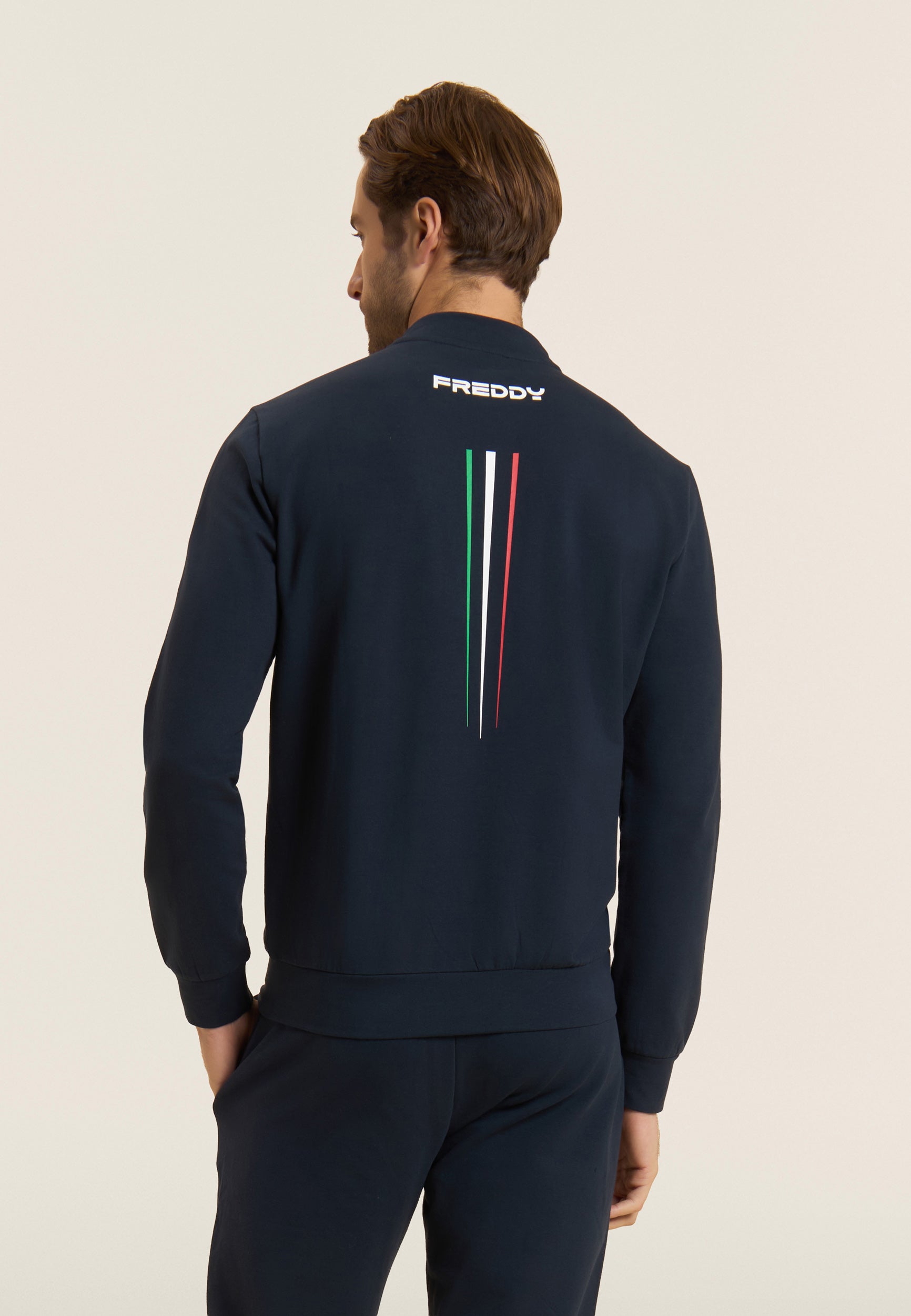 freddy-felpa-uomo-fipav-full-zip-cotone-bielastico-arbitri image 2