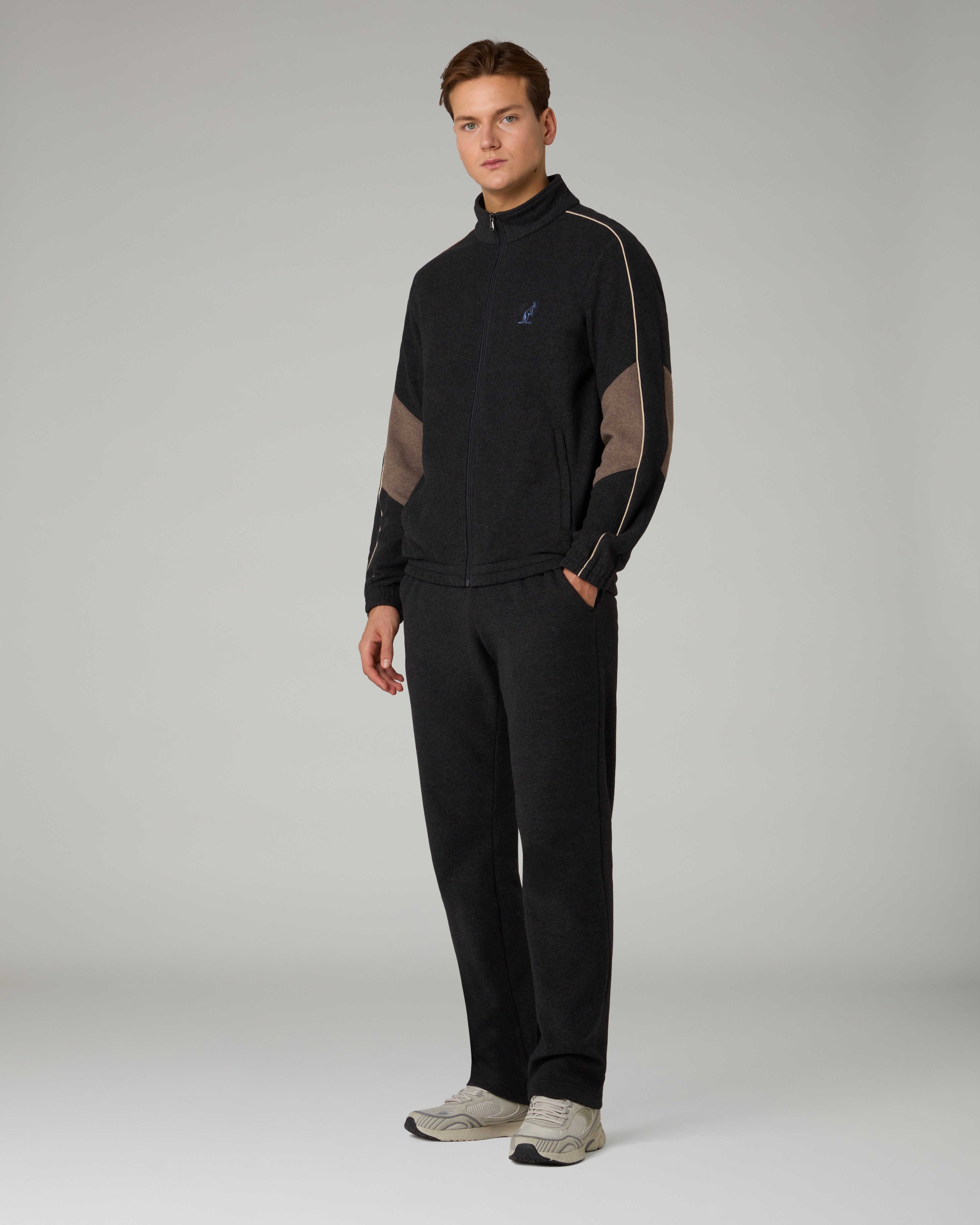 australian-color-block-tuta-softech-antracite-full-zip image 1