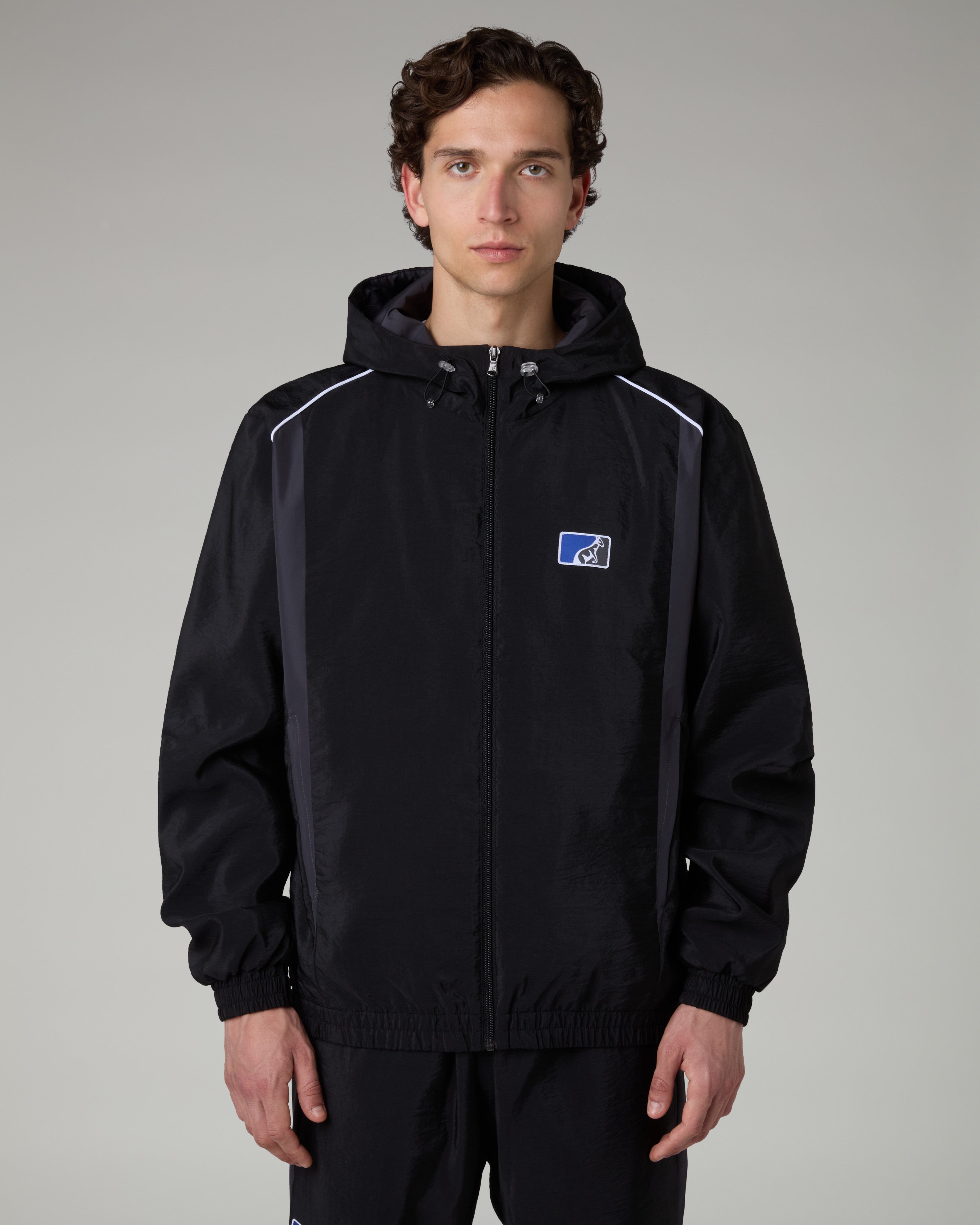 australian-poison-hoodie-tracksuit-nero-in-tessuto-antibes-foderata image 3