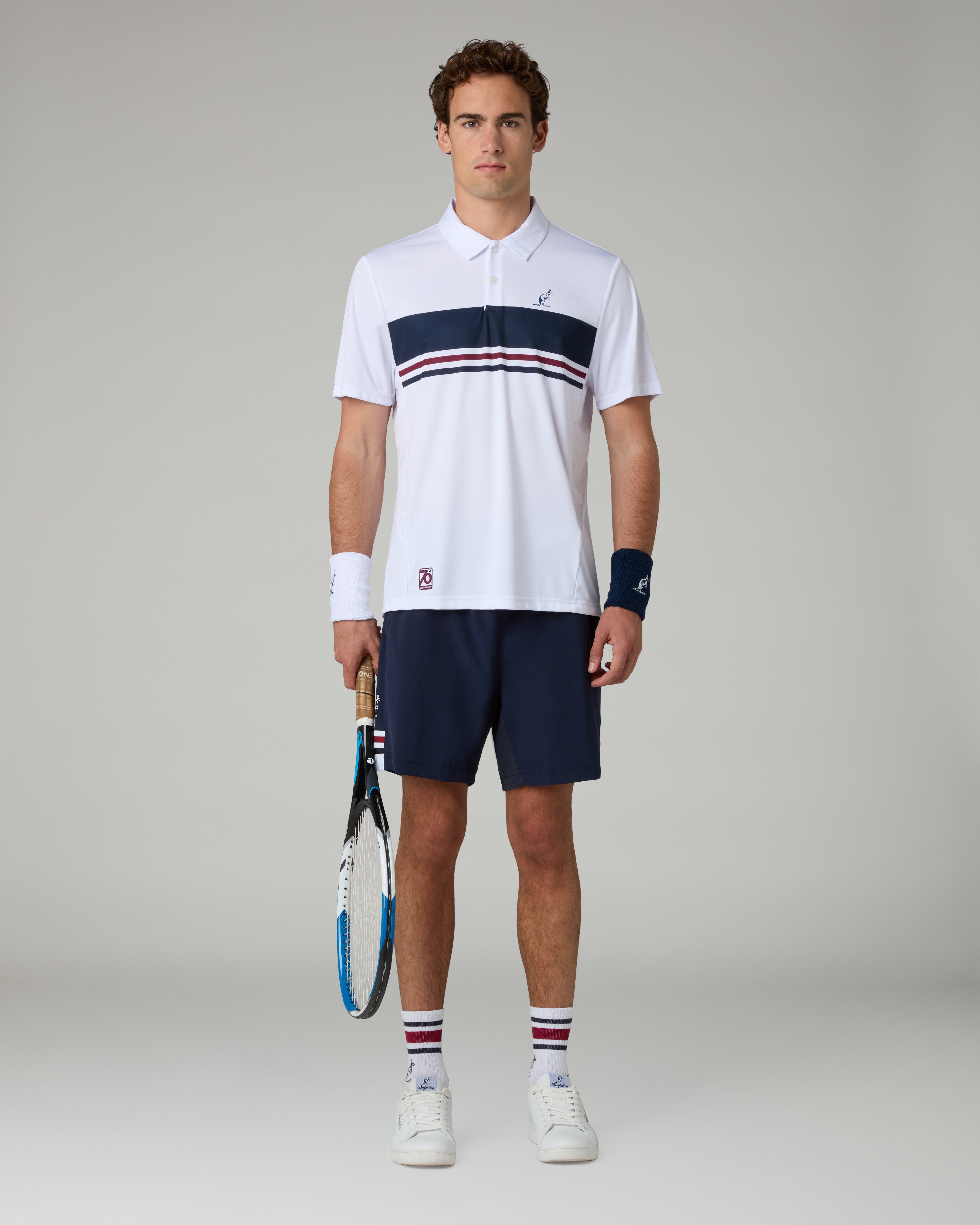 australian-perfect-polo-shirt-ace-bianco-tennis-performance-made-in-italy image 2