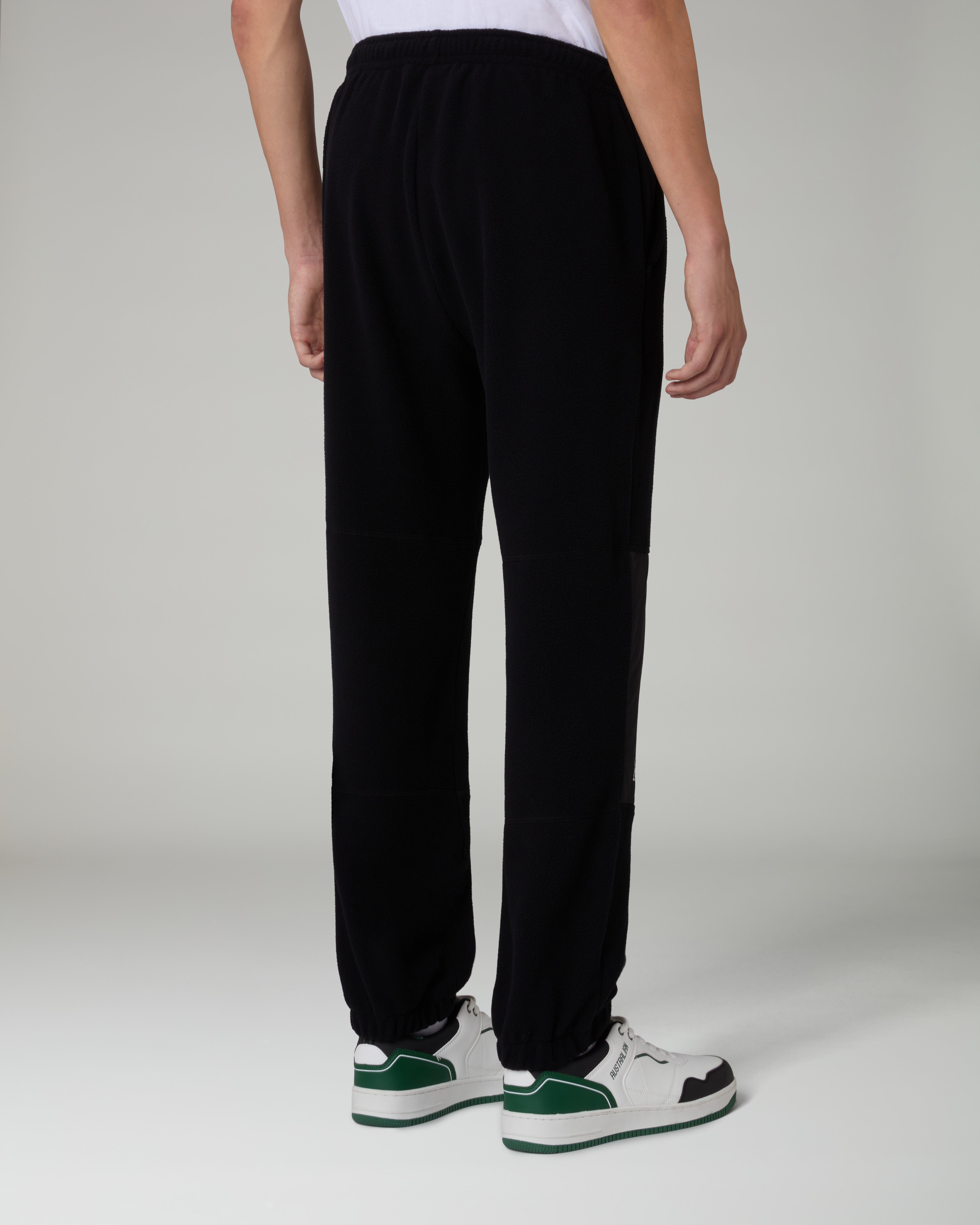 australian-color-block-track-pant-nero-pantalone-pile-sportswear image 4
