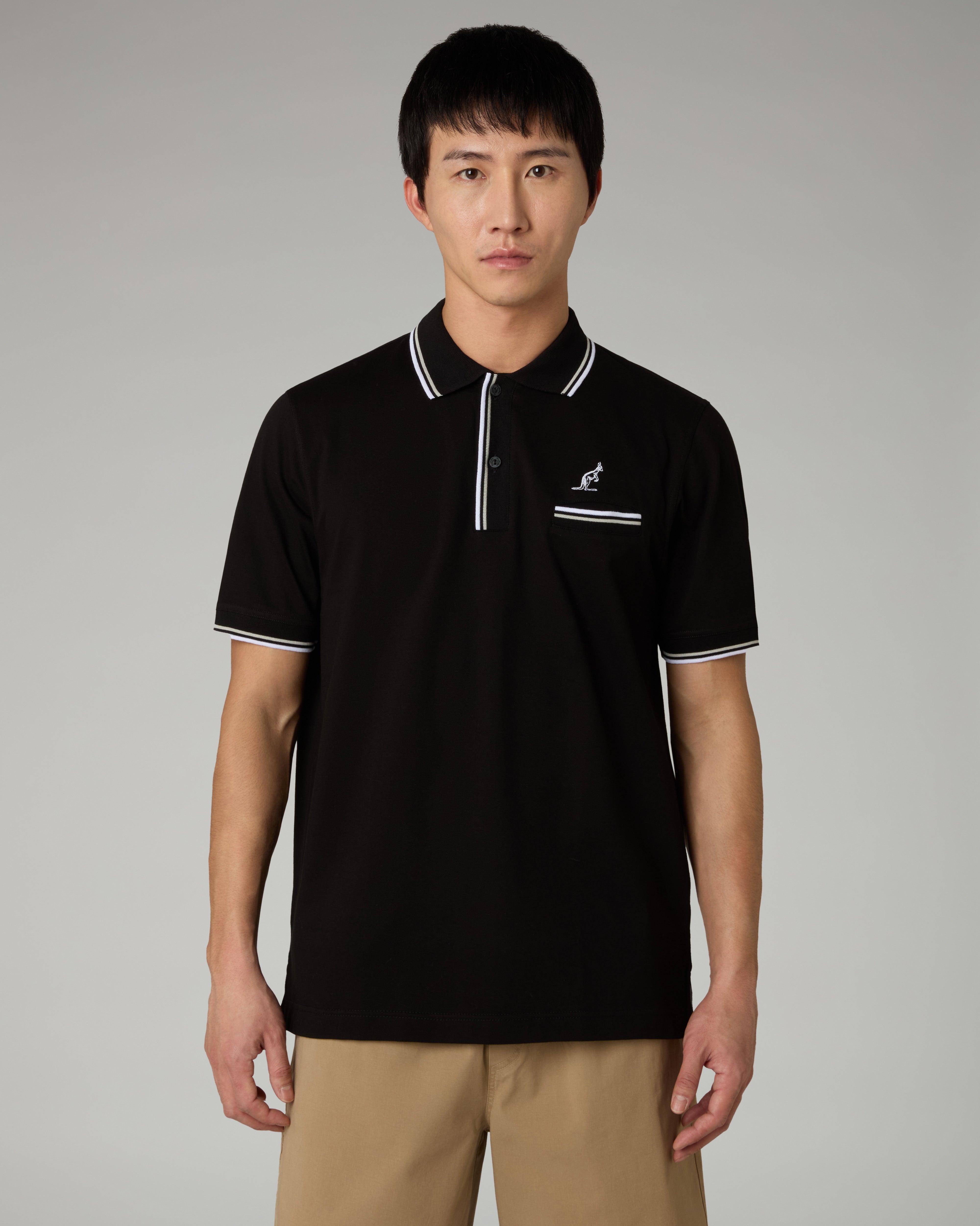 australian-pocket-piquet-polo-shirt-nera-regular-fit-made-in-italy image 1