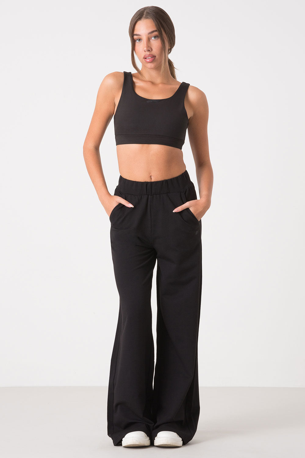 dimensione-danza-pantalone-ampio-in-felpa-stretch-non-garzato-donna image 1