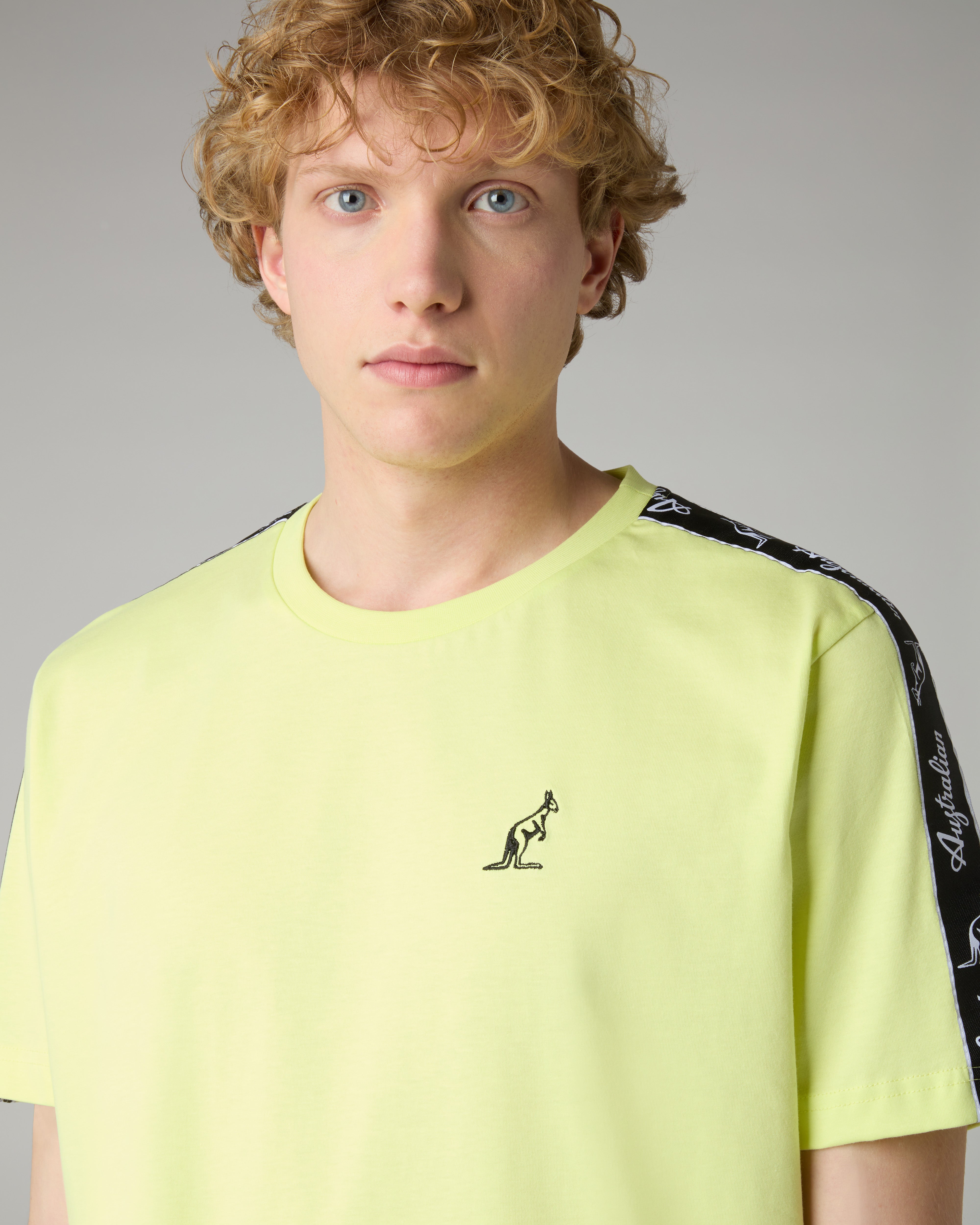 australian-tape-t-shirt-maglietta-cotone-lime image 4
