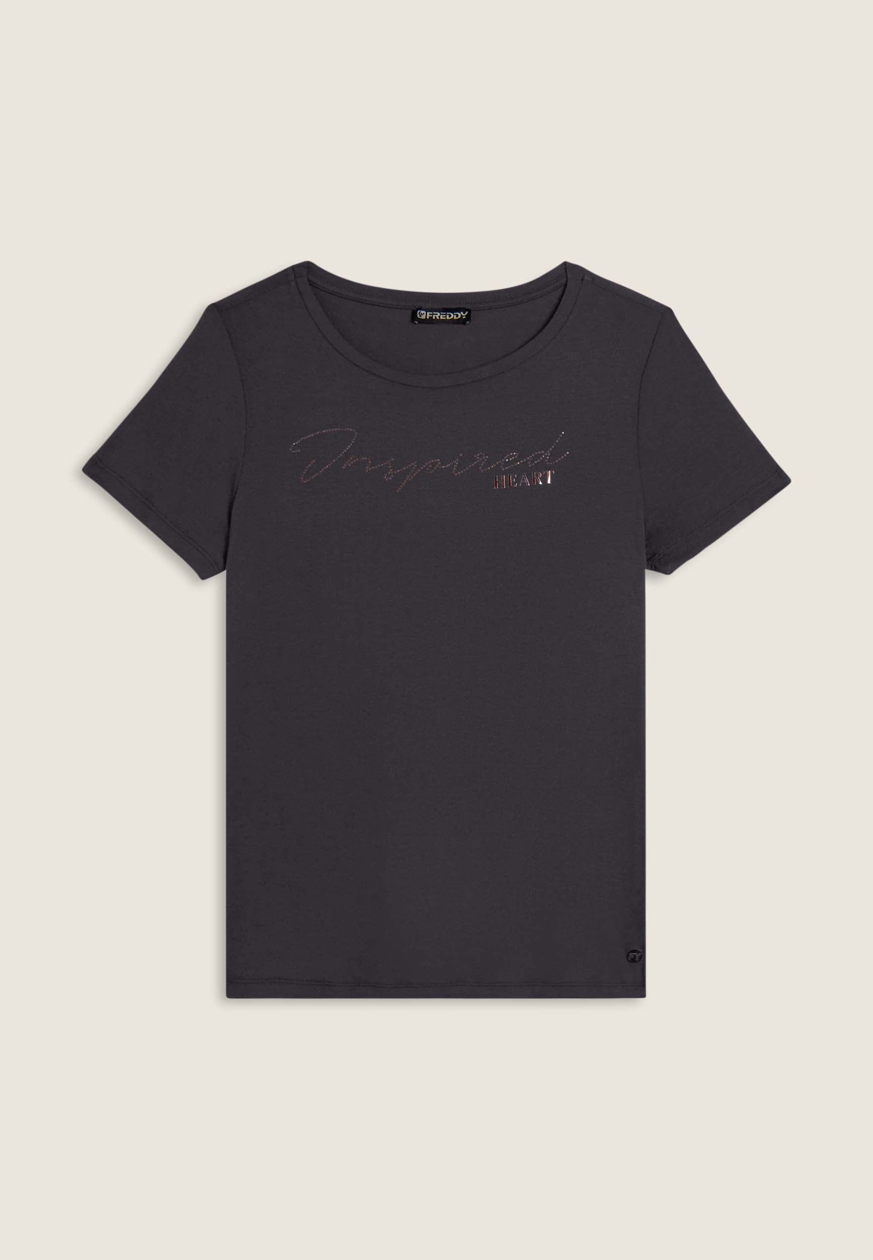 freddy-t-shirt-donna-con-grafica-in-strass-inspired-heart image 8