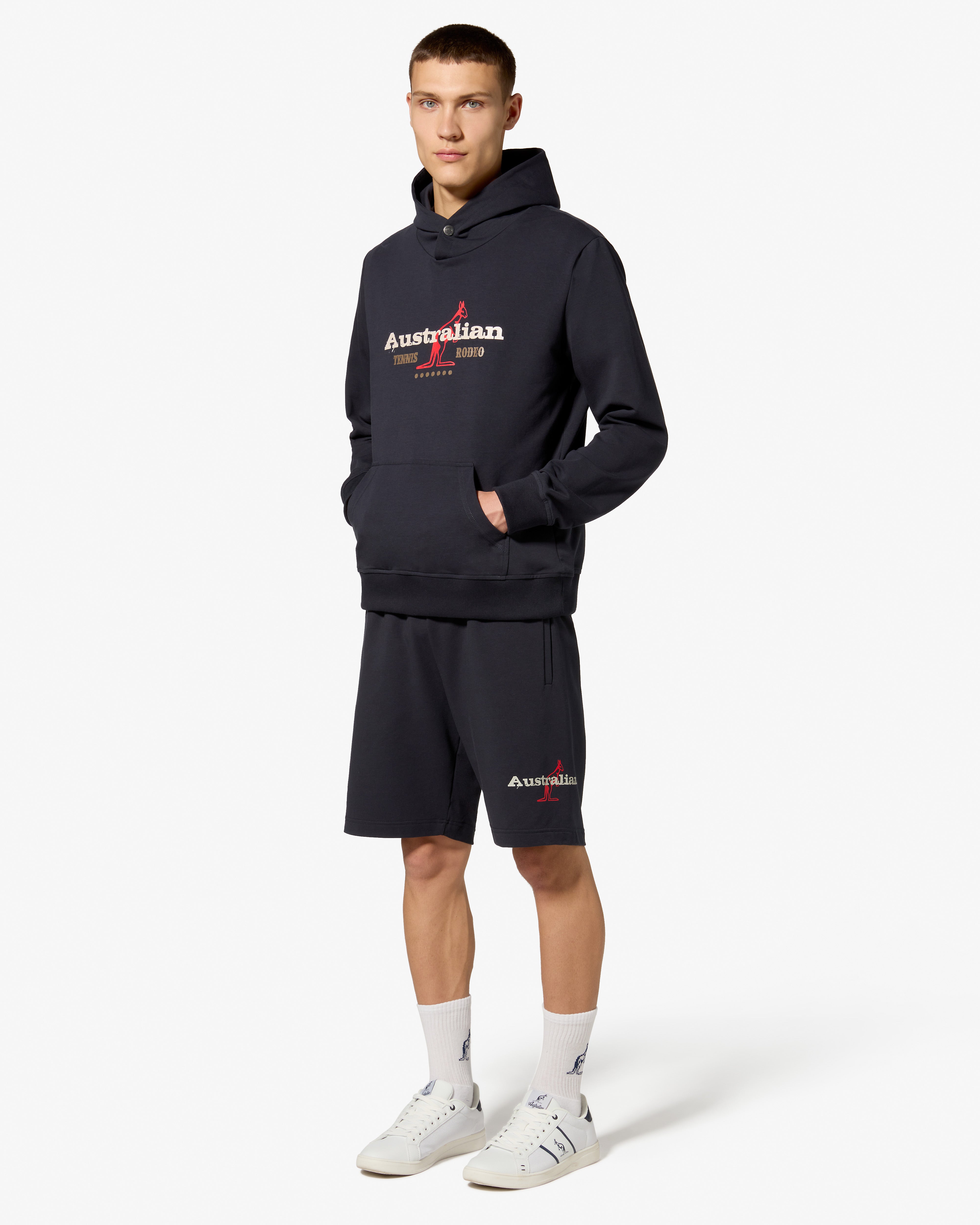 australian-rodeo-hoodie-blu-navy-felpa-cappuccio image 2