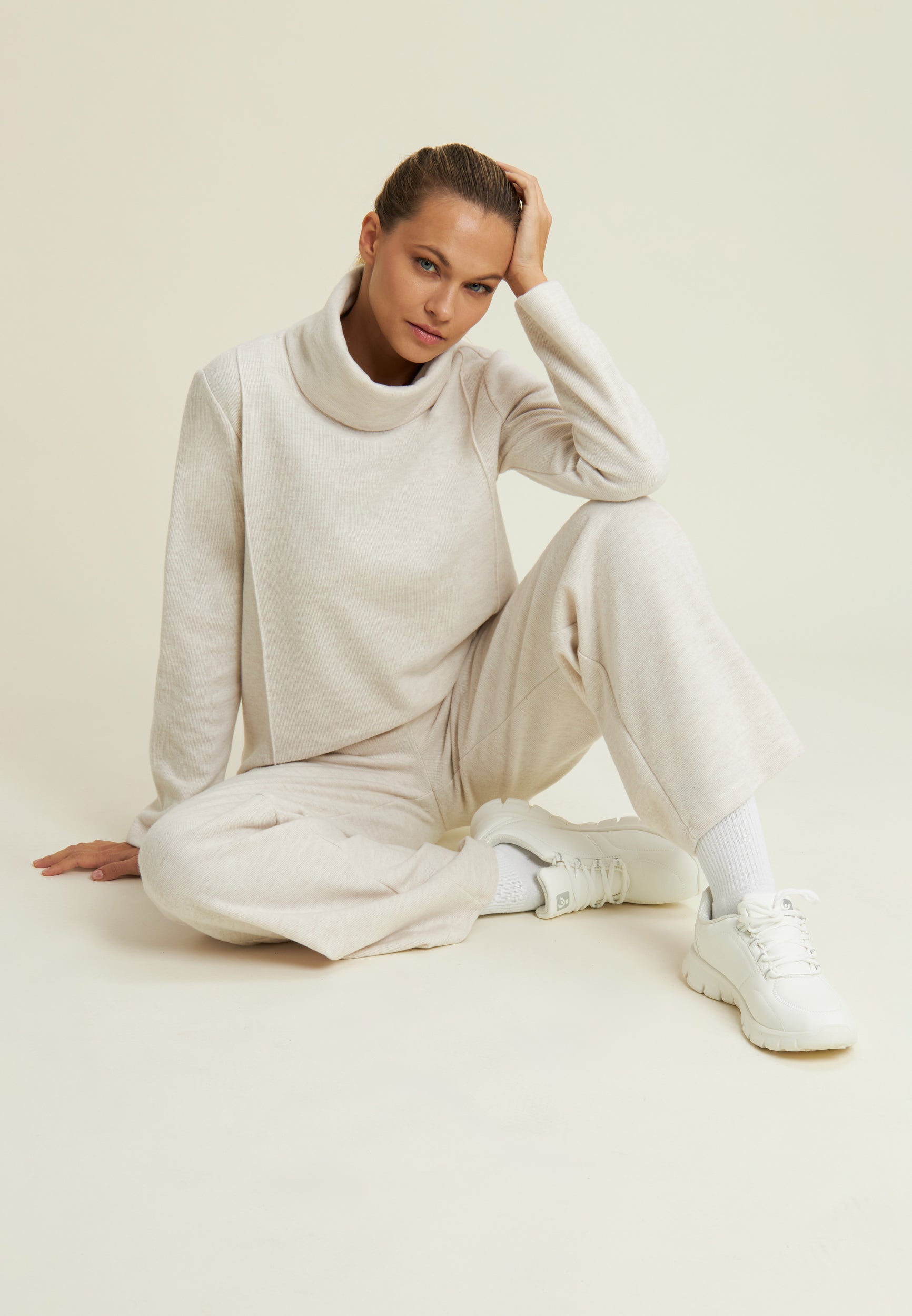 freddy-pantaloni-donna-wide-leg-effetto-tricot-con-coulisse-2 image 2