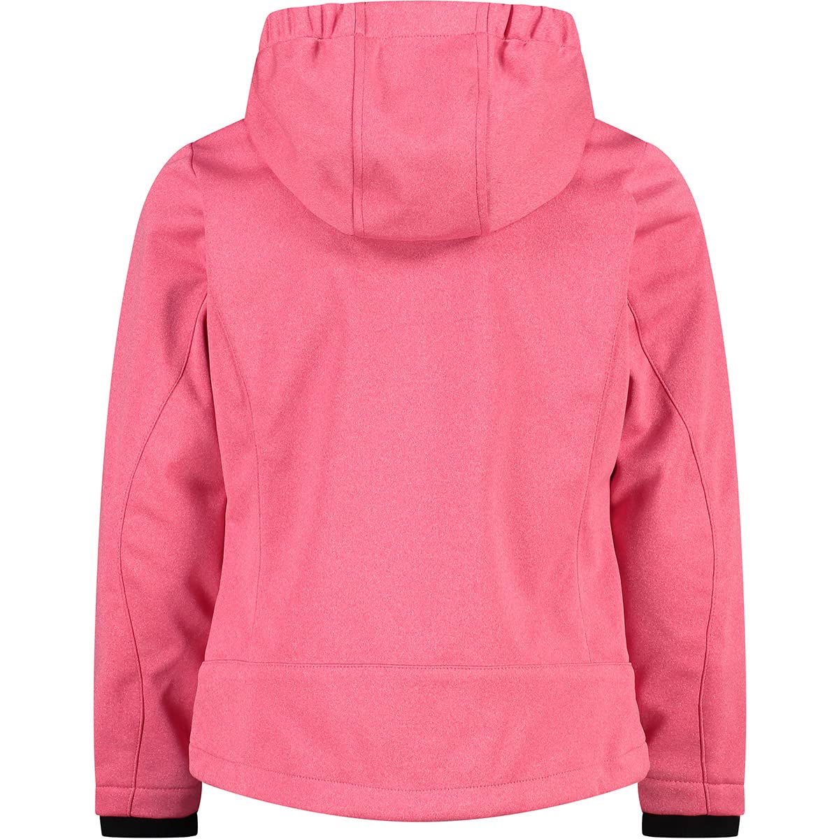 cmp-giacca-in-softshell-melange-da-bambini-con-cappuccio-fisso image 2