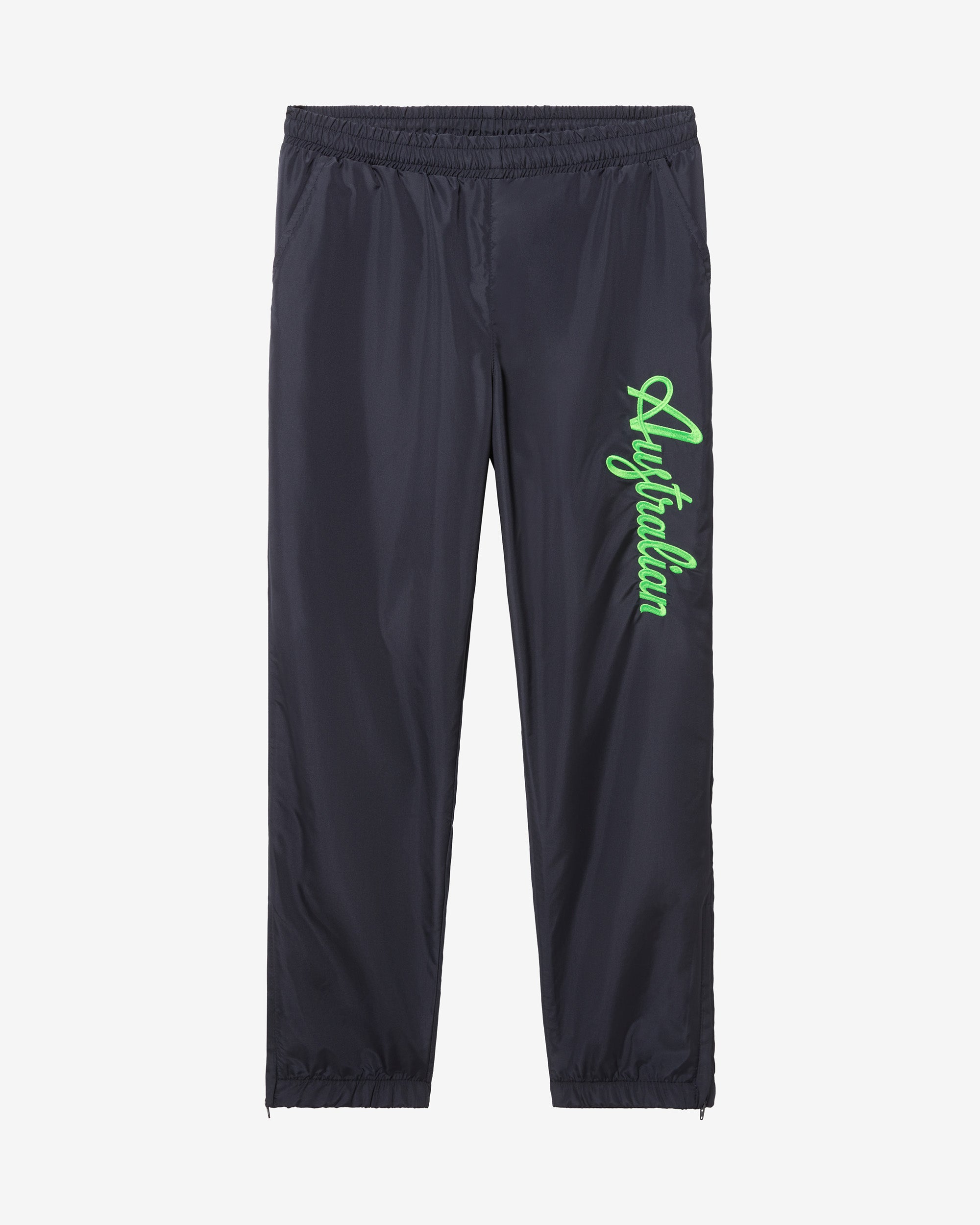 australian-logo-smash-track-pant-pantalone-tuta-blu-navy-verde-kawasaki image 7