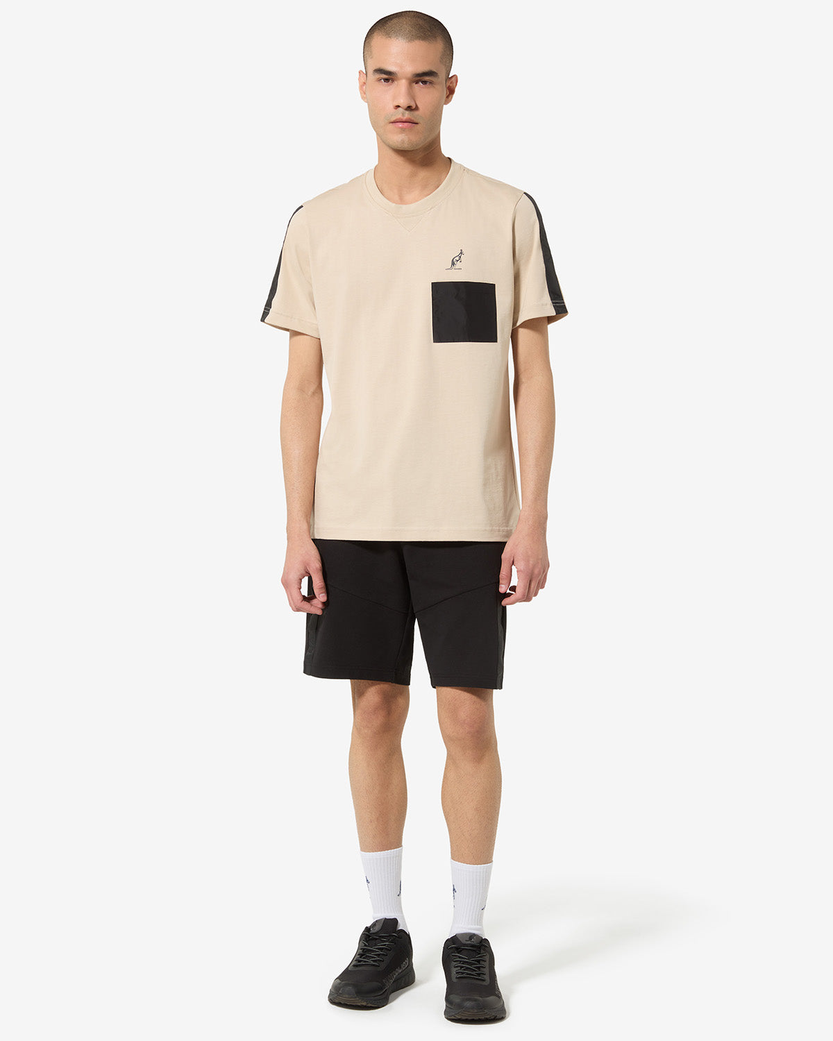 australian-impact-t-shirt-lsuts0017-t-shirt-in-cotone-sabbia-regular-fit image 2