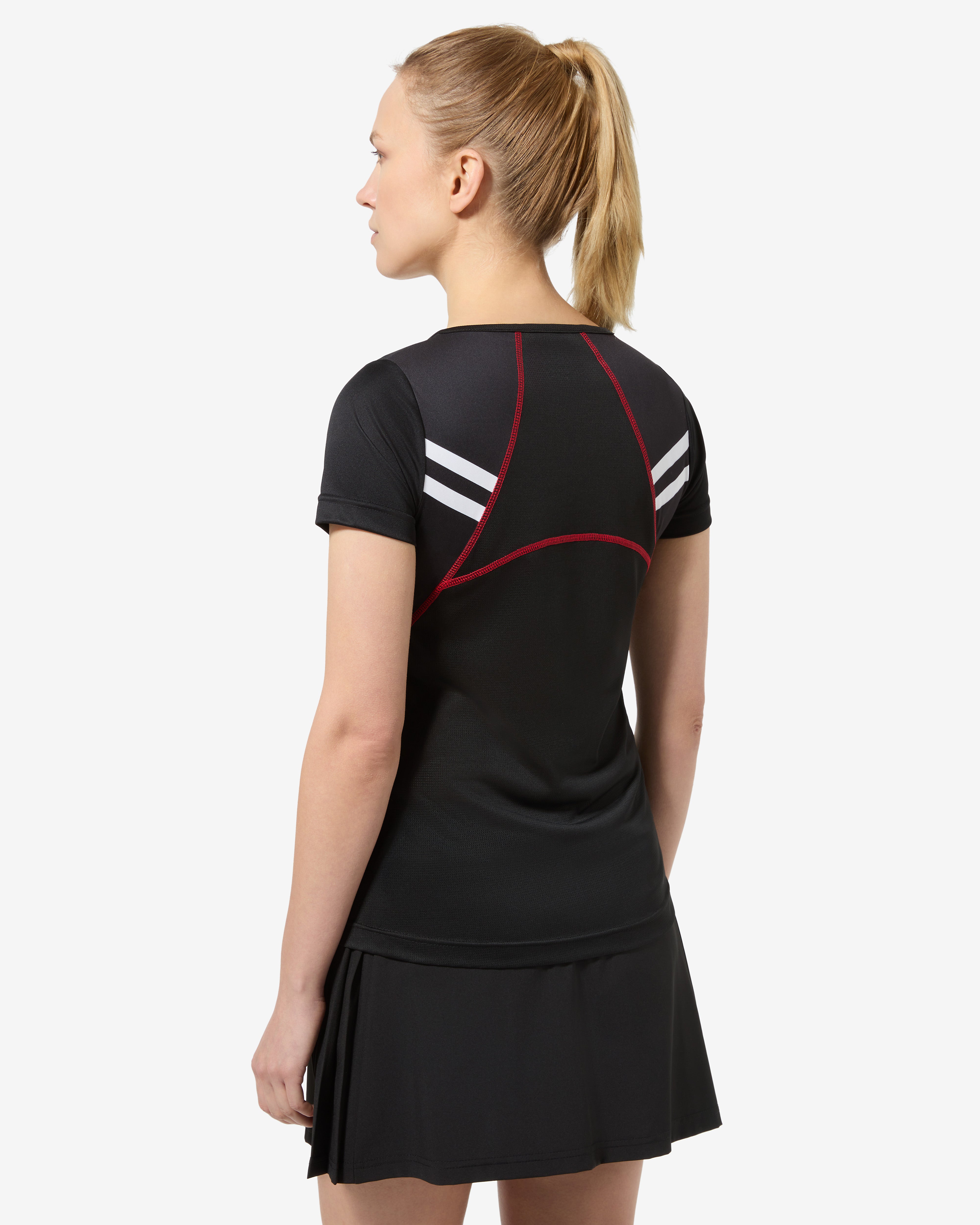 australian-crew-t-shirt-maglia-tennis-nera-traspirante image 3