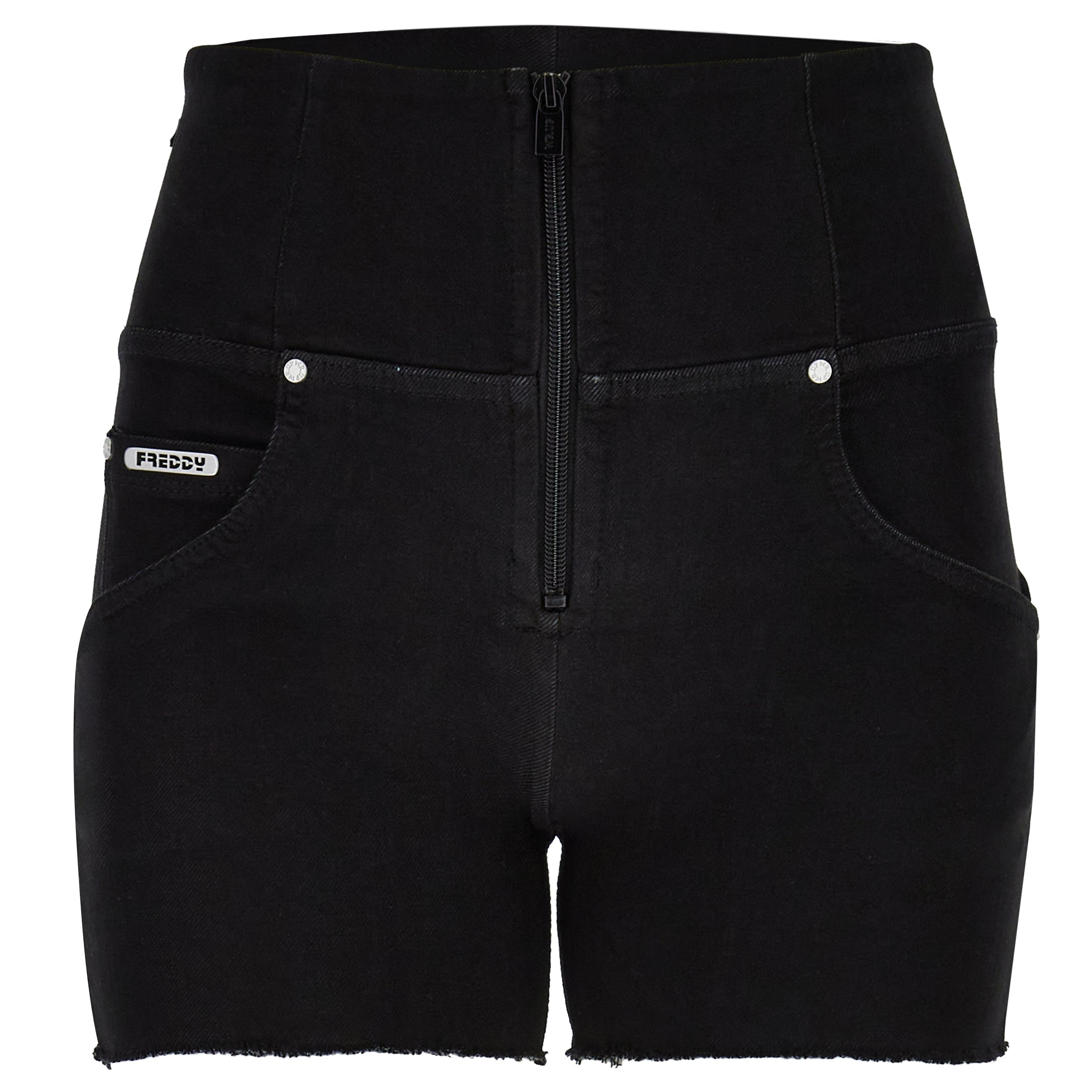 freddy-shorts-push-up-wr-up-vita-alta-sfrangiati-in-denim image 8