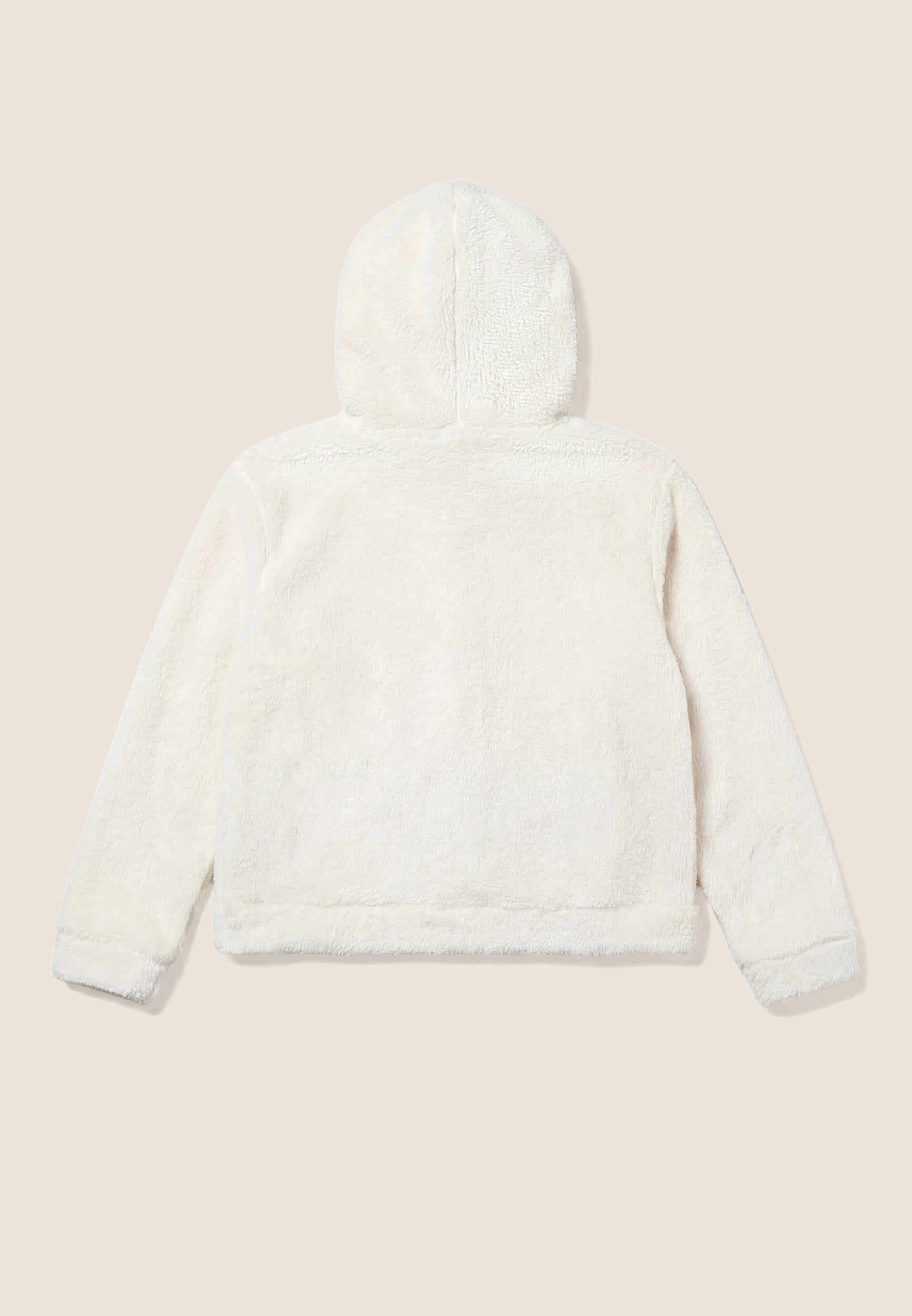freddy-felpa-donna-in-pile-teddy-con-zip-e-cappuccio image 2