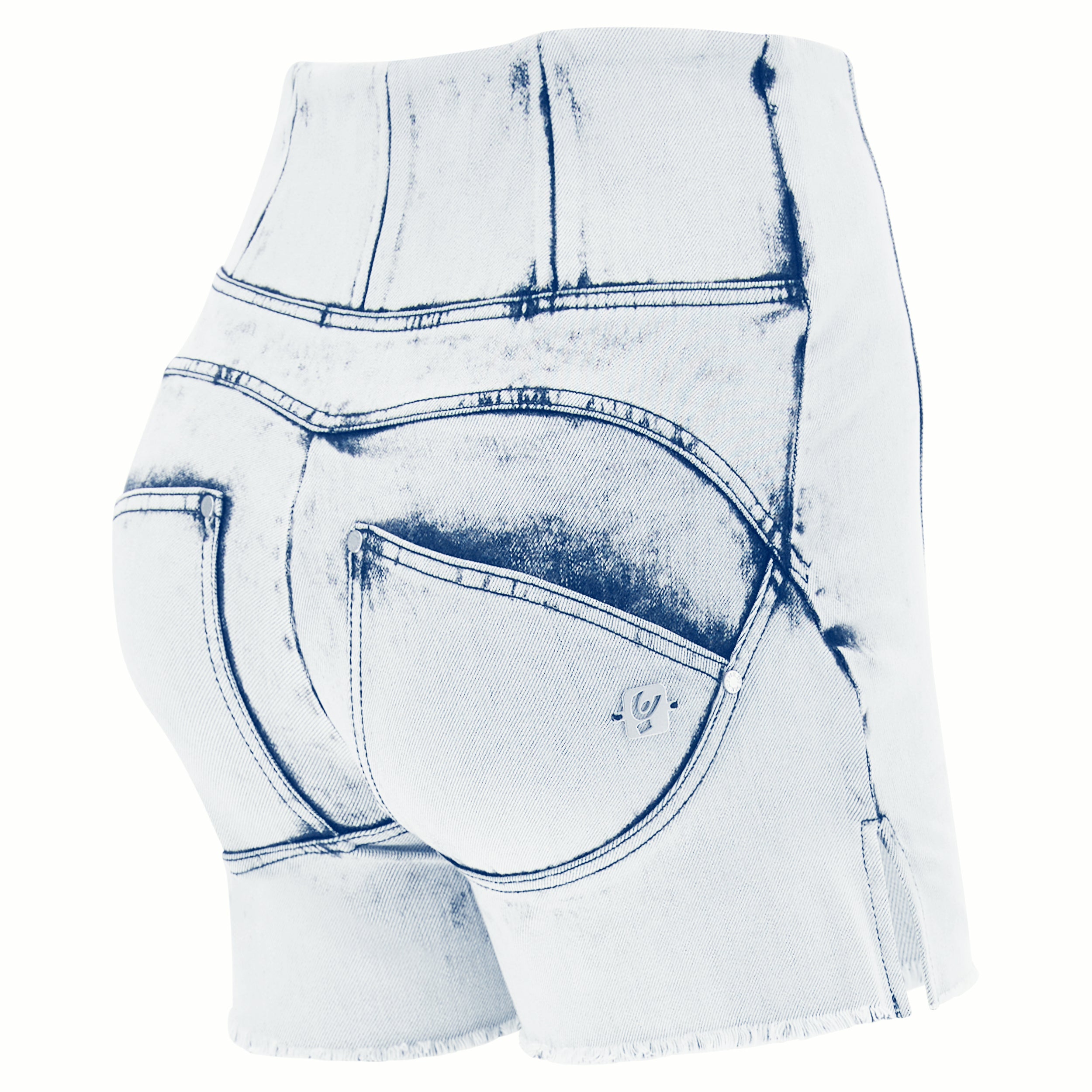 freddy-shorts-push-up-wr-up-denim-super-slavato-con-spacchi image 6