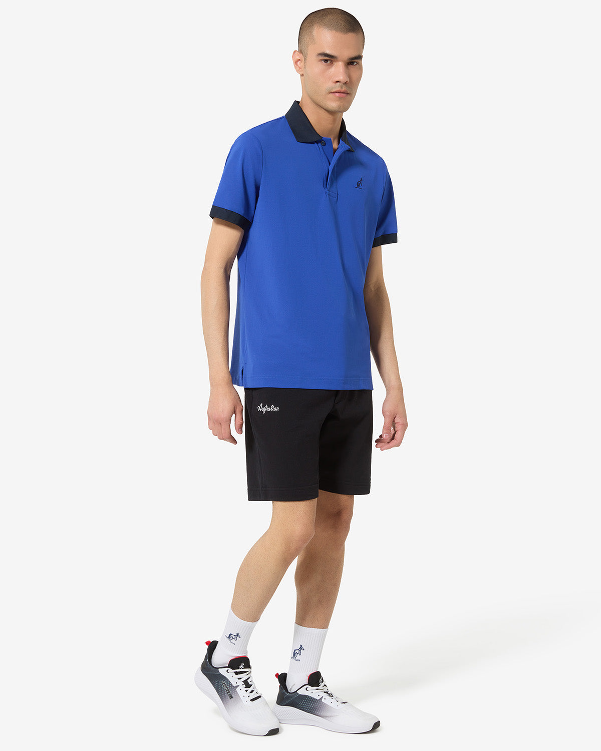 australian-club-short-piquet-nero image 2
