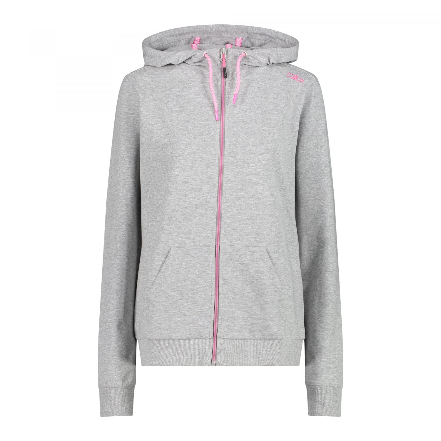 cmp-rigel-giacca-melange-elasticizzata-da-donna-con-cappuccio-fisso image 1