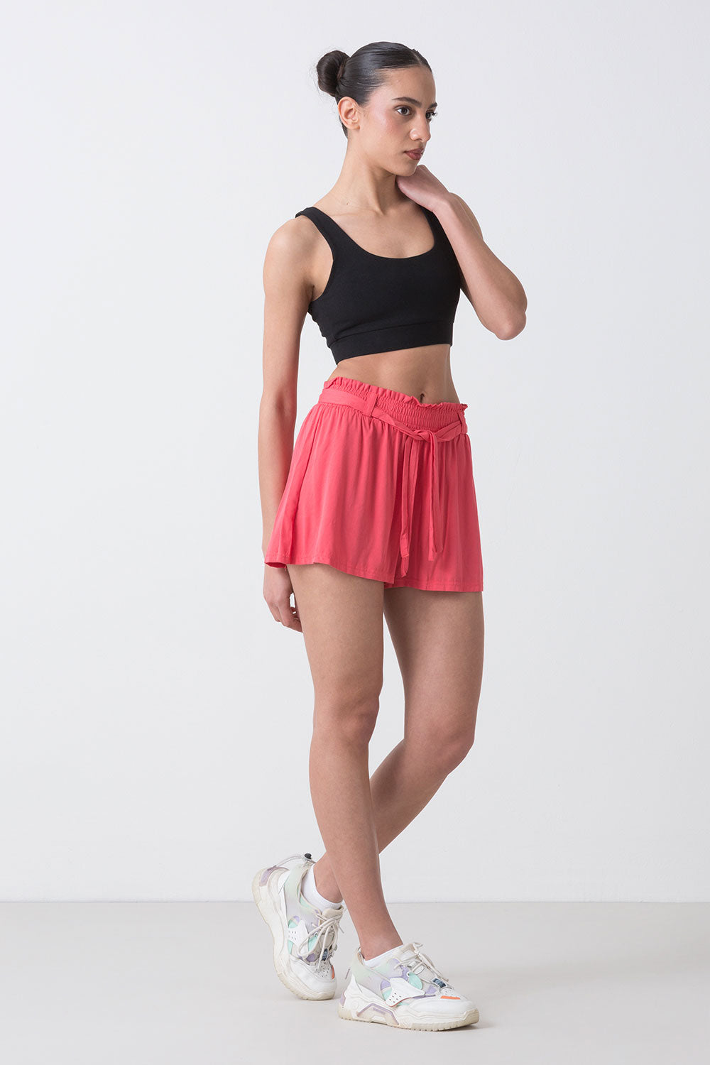 dimensione-danza-summer-shorts-in-popeline-di-viscosa-pantaloncino-donna image 7