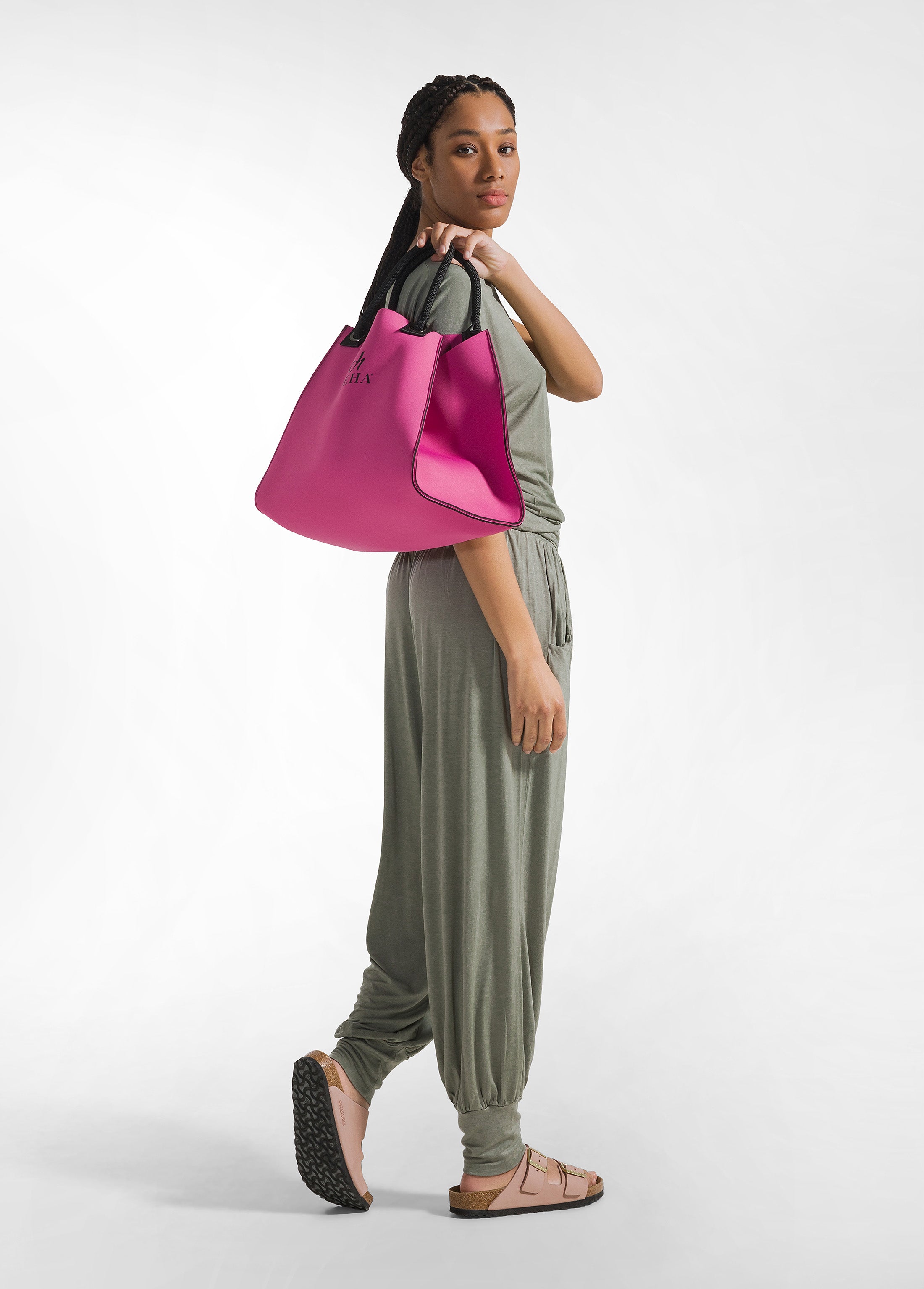 deha-borsa-tessuto-scuba-rosa-42x30-cm image 2