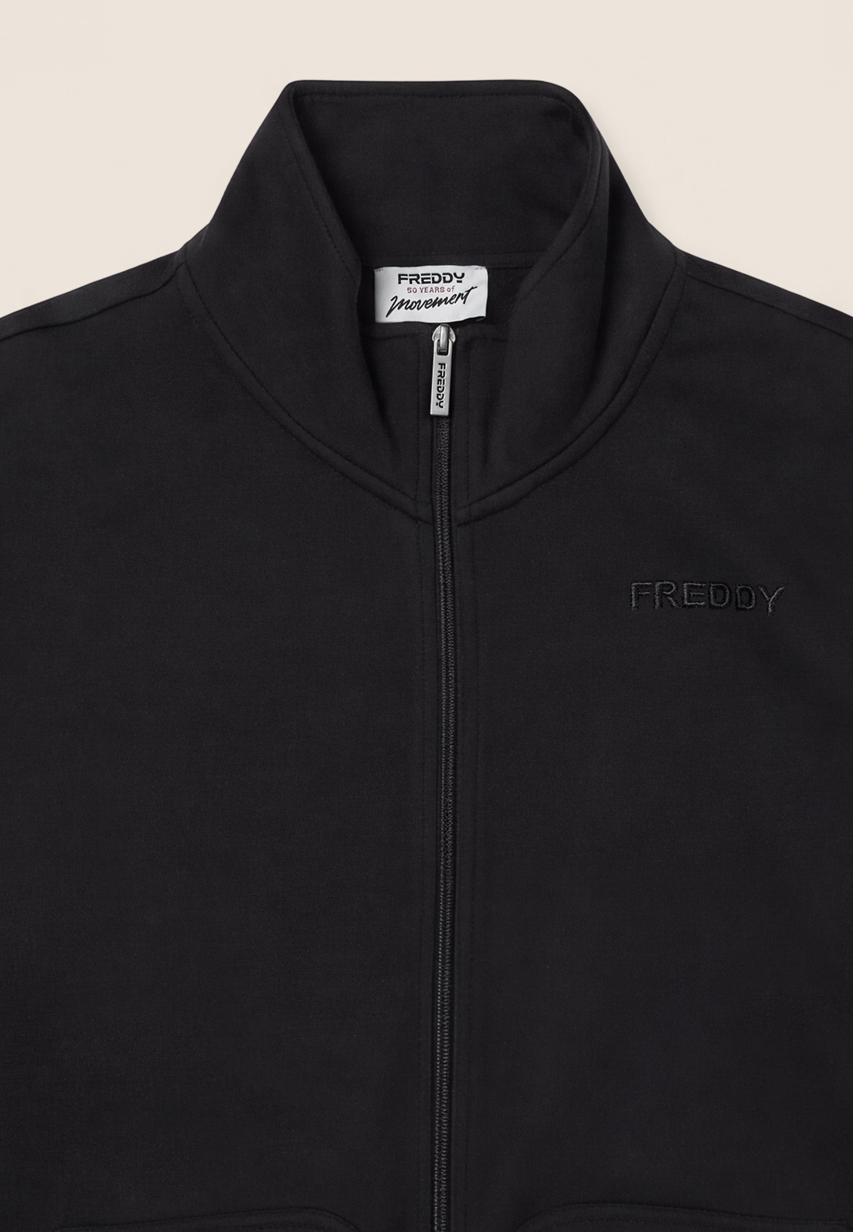 freddy-tuta-sportiva-uomo-con-zip-collo-alto-in-felpa-garzata image 6