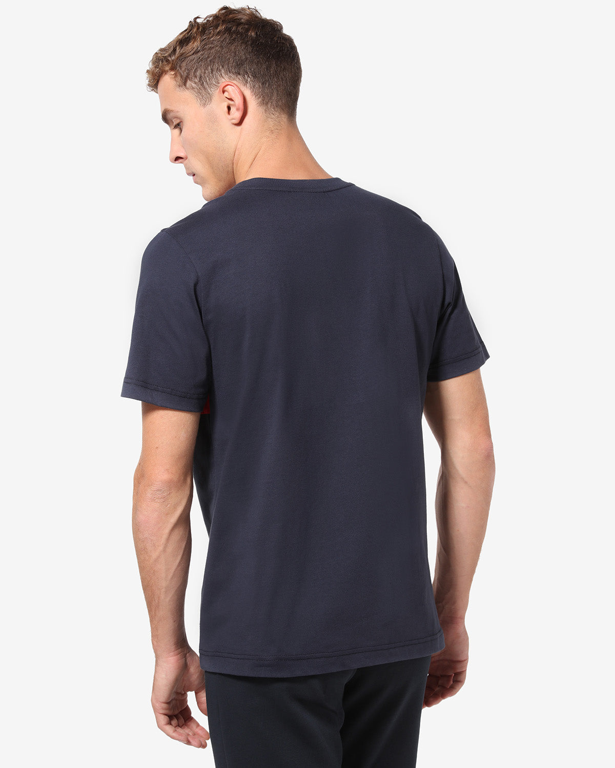australian-tape-logo-t-shirt-maglietta-cotone-blu-navy image 3