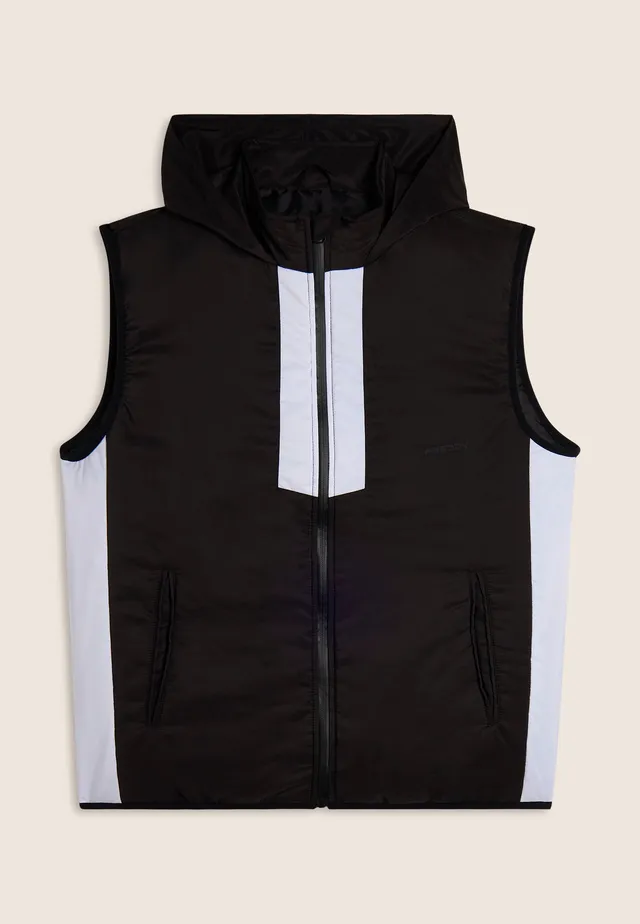 freddy-gilet-imbottito-donna-con-cappuccio-e-zip image 1