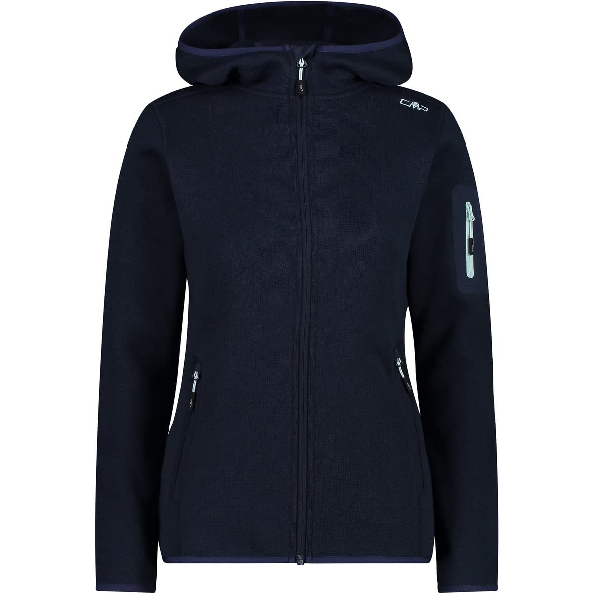 cmp-giacca-knit-tech-donna-con-cappuccio-fisso image 1