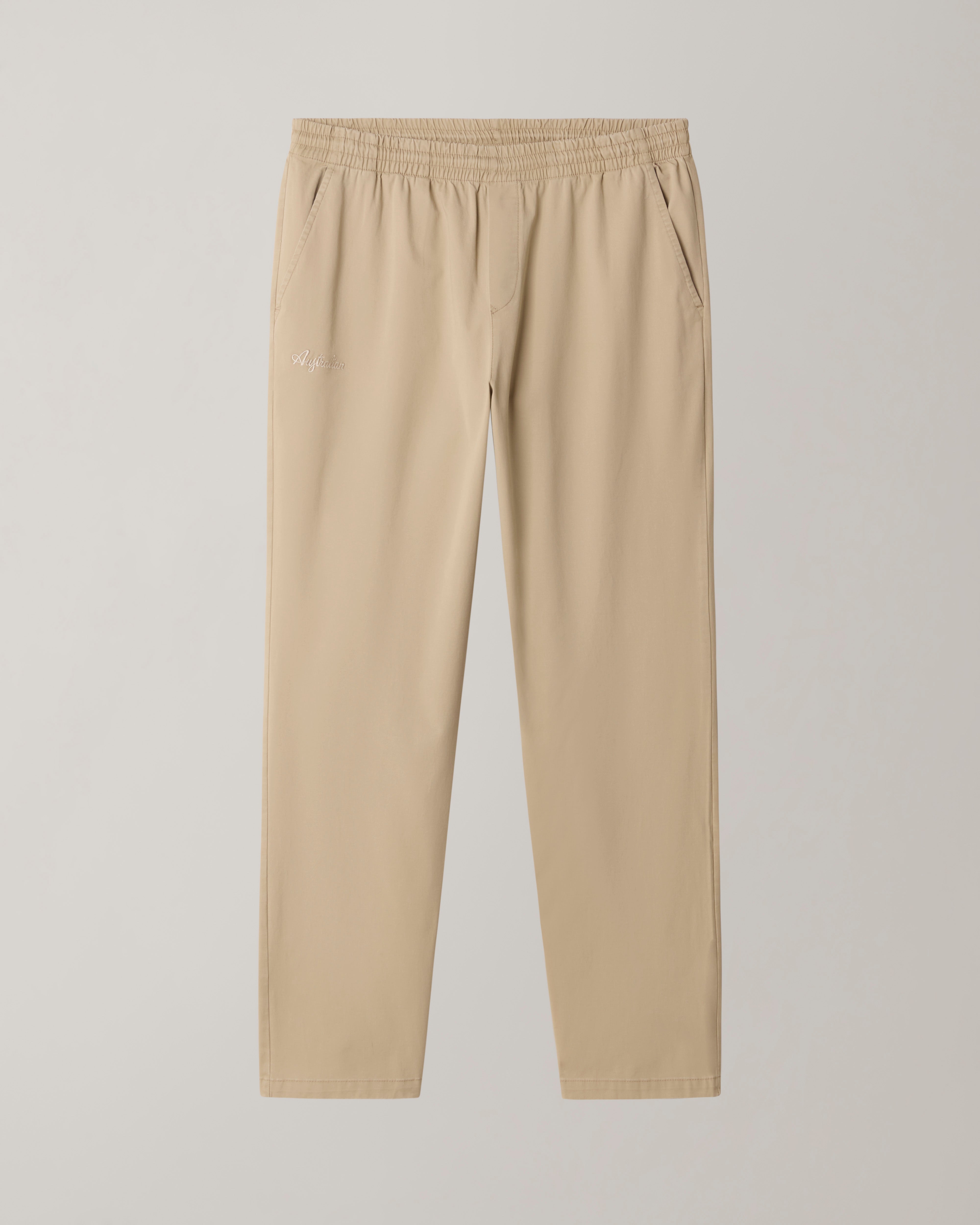 australian-doric-track-pant-pantalone-sportswear-in-cotton-twill-kaki-made-in-it image 7