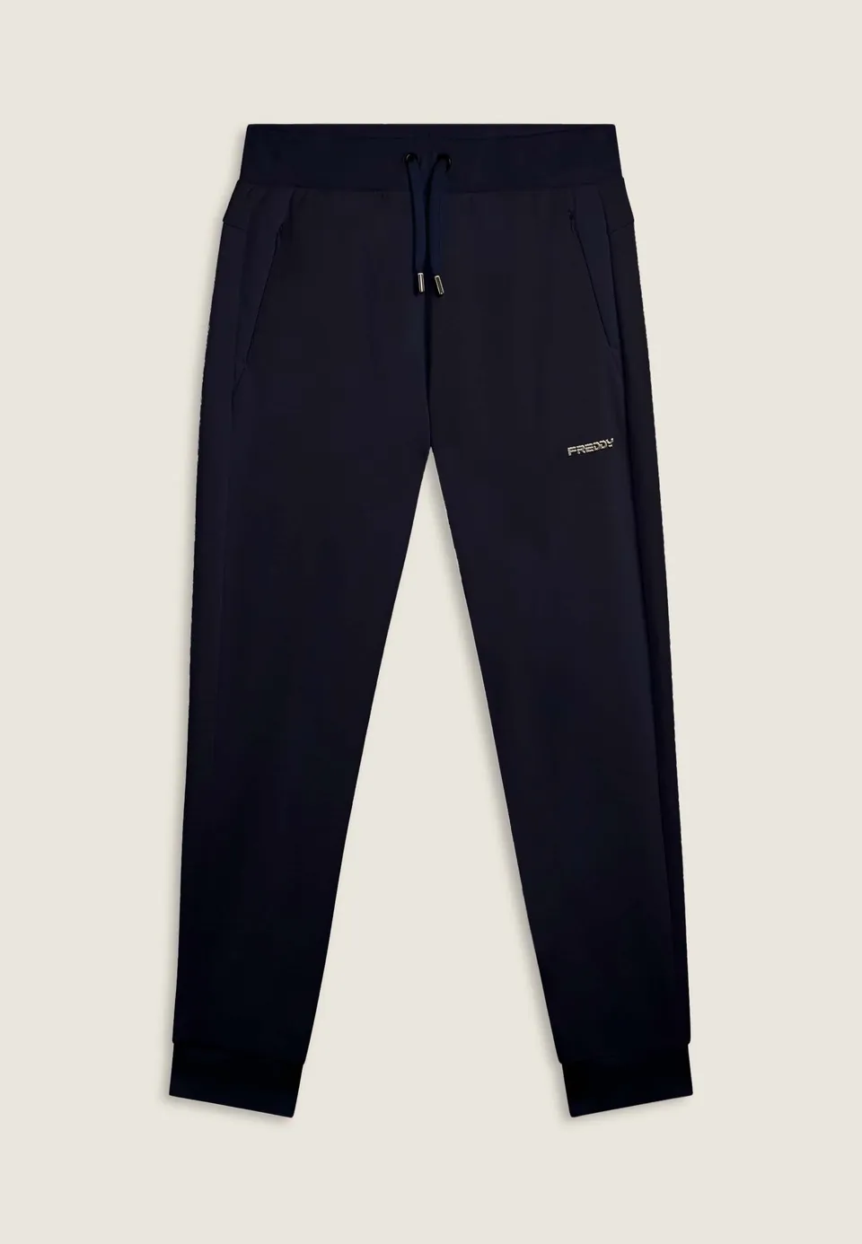 freddy-pantaloni-joggers-uomo-felpa-cotone-costina image 1