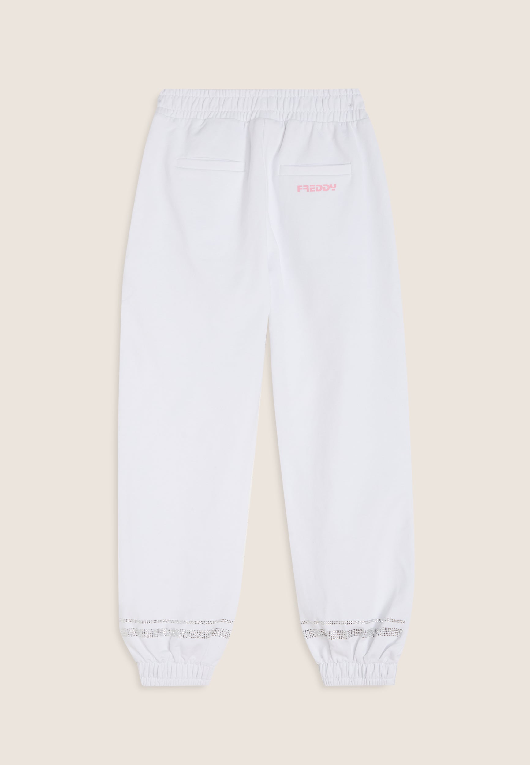 freddy-pantaloni-bambina-comfort-cotone-con-strass image 2