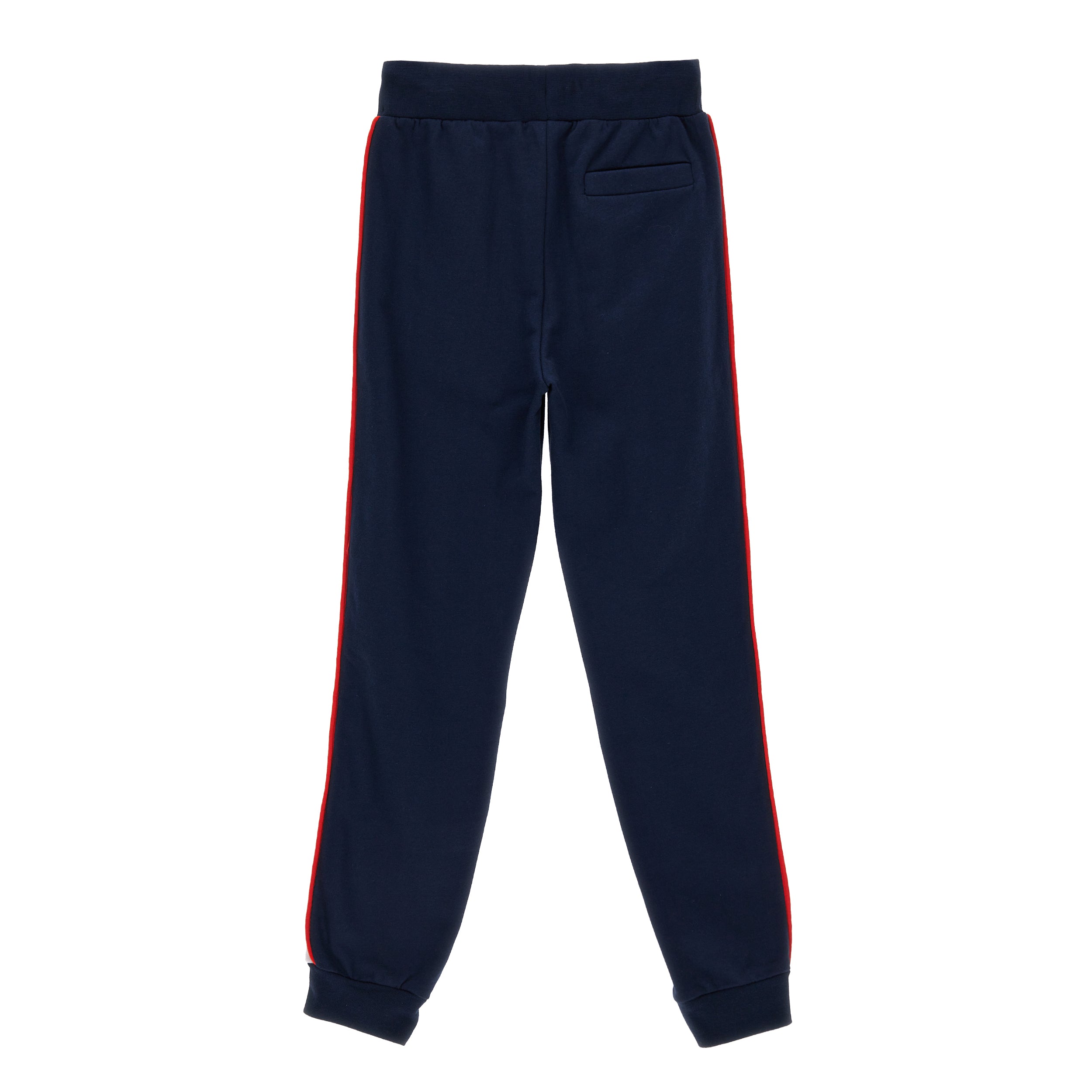 freddy-pantaloni-sportivi-in-felpa-100-cotone-con-bande-laterali-e-piping image 2