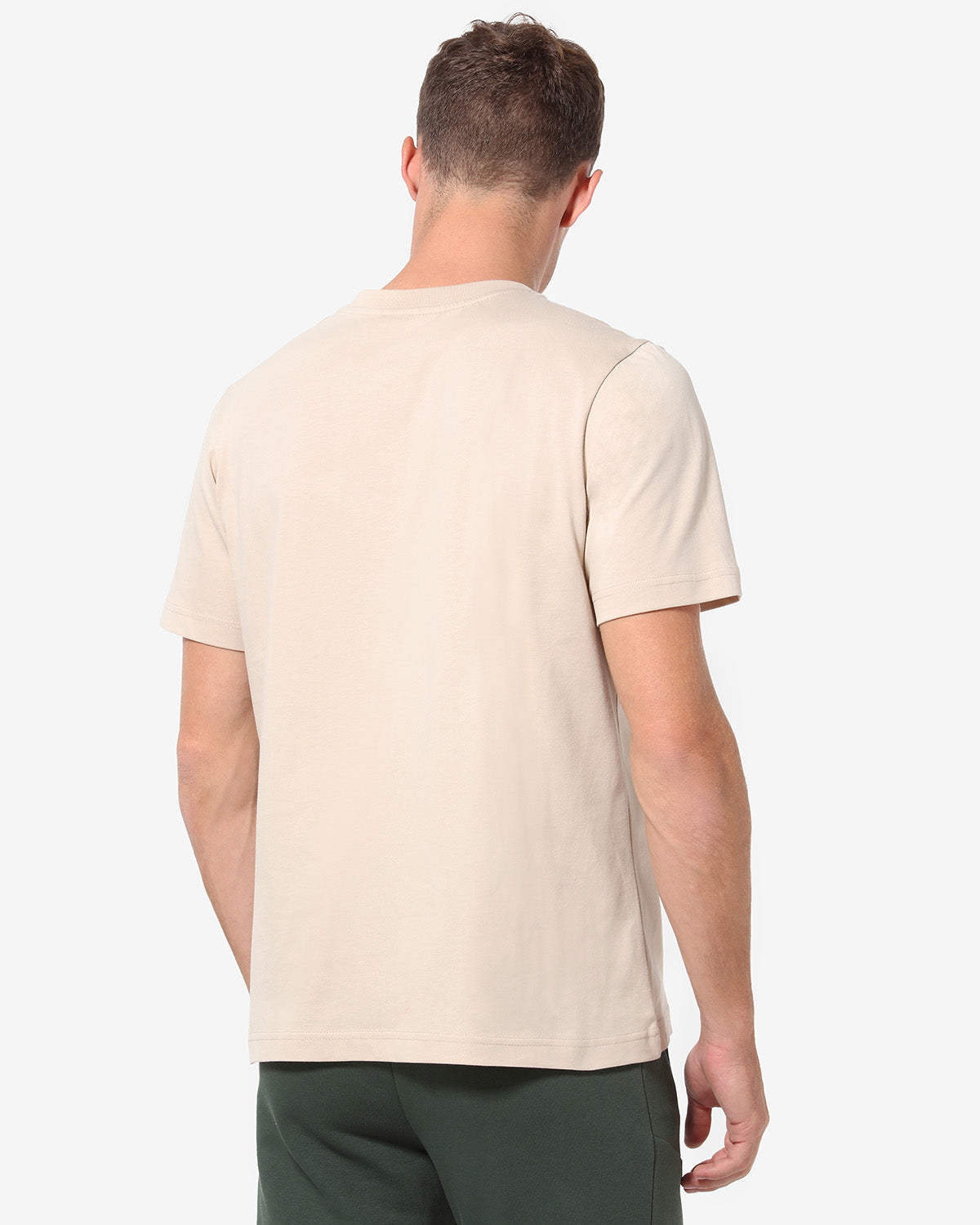 australian-tape-logo-t-shirt-t-shirt-cotone-uomo-sabbia image 3
