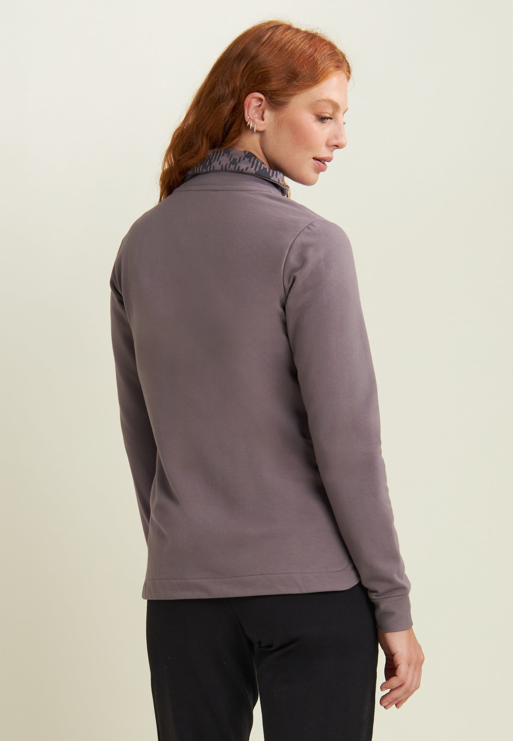 freddy-felpa-donna-full-zip-collo-alto-fondo-asimmetrico image 3