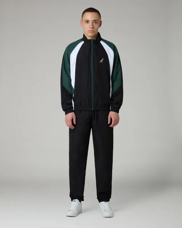 australian-posh-prime-tuta-uomo-nero-giacca-full-zip-pantalone-smash image 1