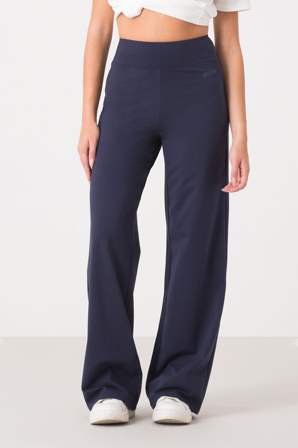 dimensione-danza-basic-pantalone-jersey-stretch-vita-alta-gamba-ampia image 6