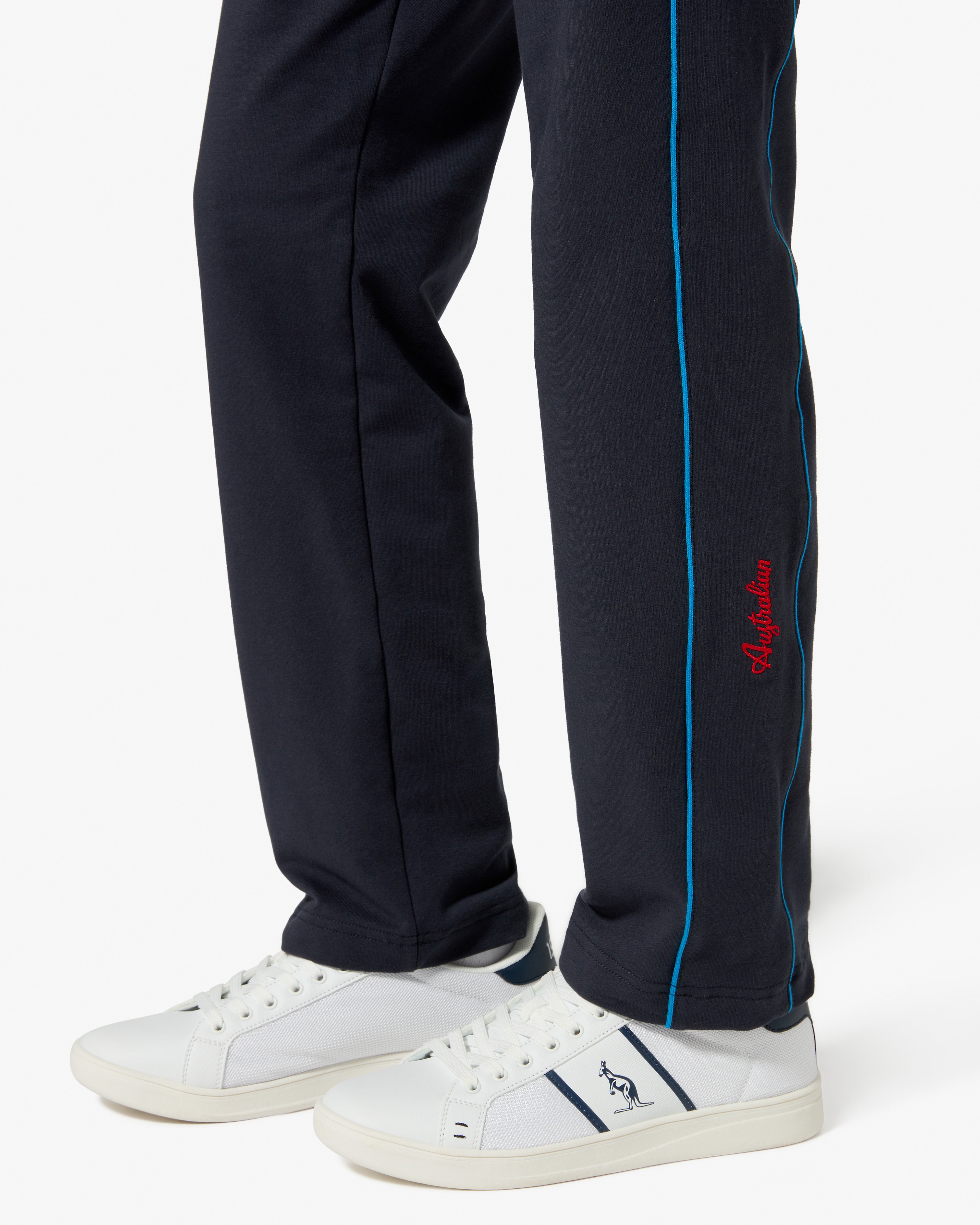 australian-league-track-pant-felpa-blu-navy-pantalone-tuta-tennis-made-in-italy image 6