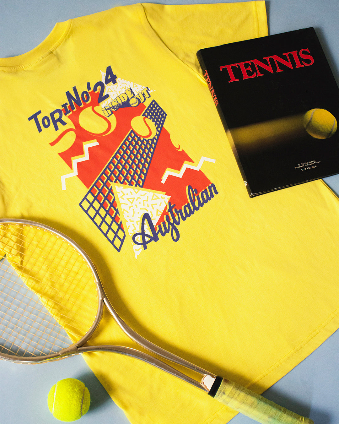 australian-torino-24-t-shirt-in-cotone-giallo-vivo image 4