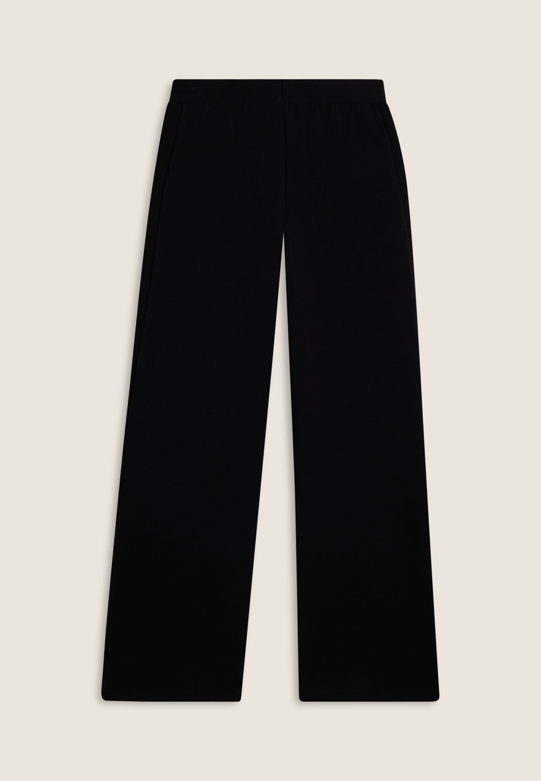 freddy-pantaloni-wide-leg-in-felpa-garzata-con-inserti-a-trecce image 2
