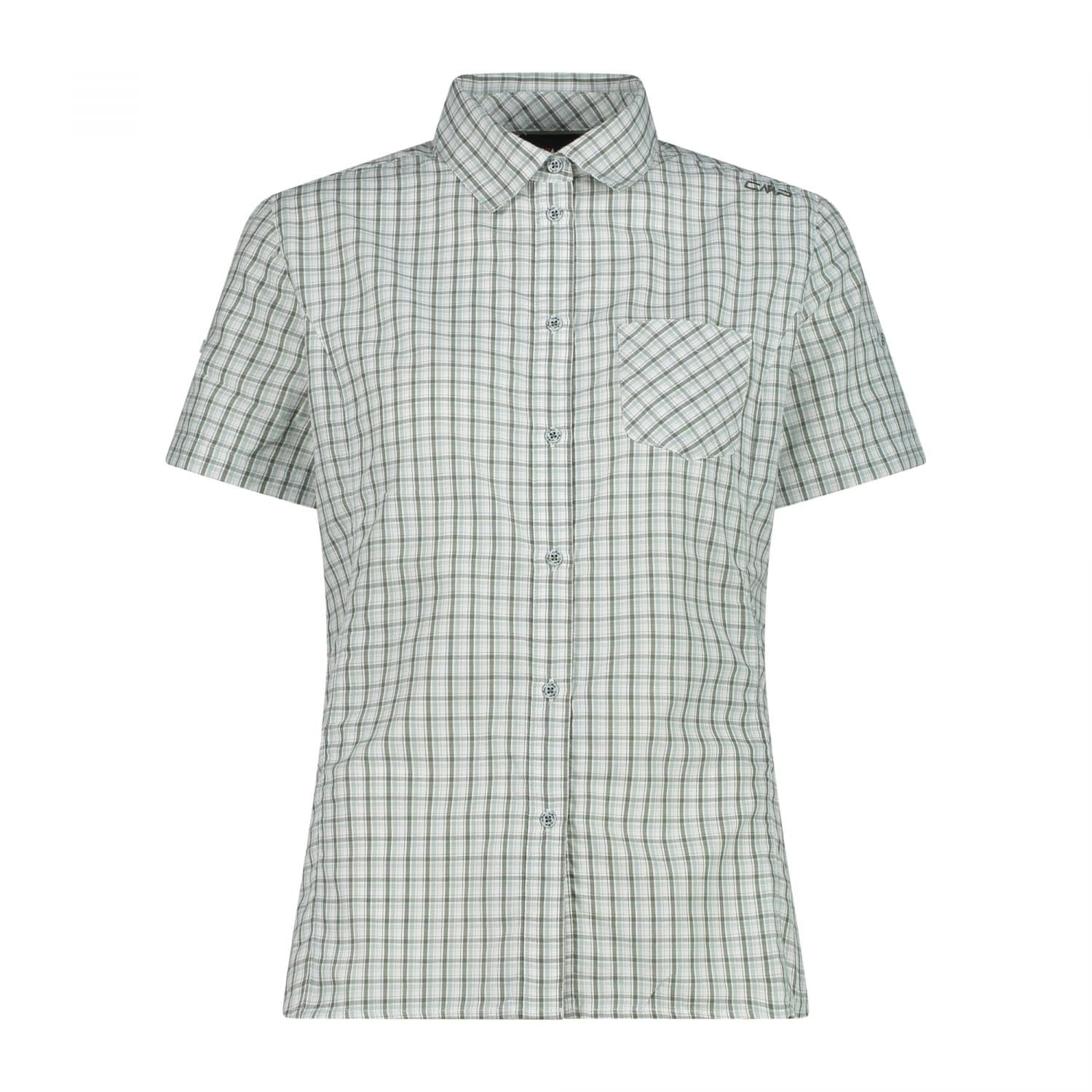 cmp-rahmsy-camicia-donna-maniche-corte-a-quadri-upf30 image 1