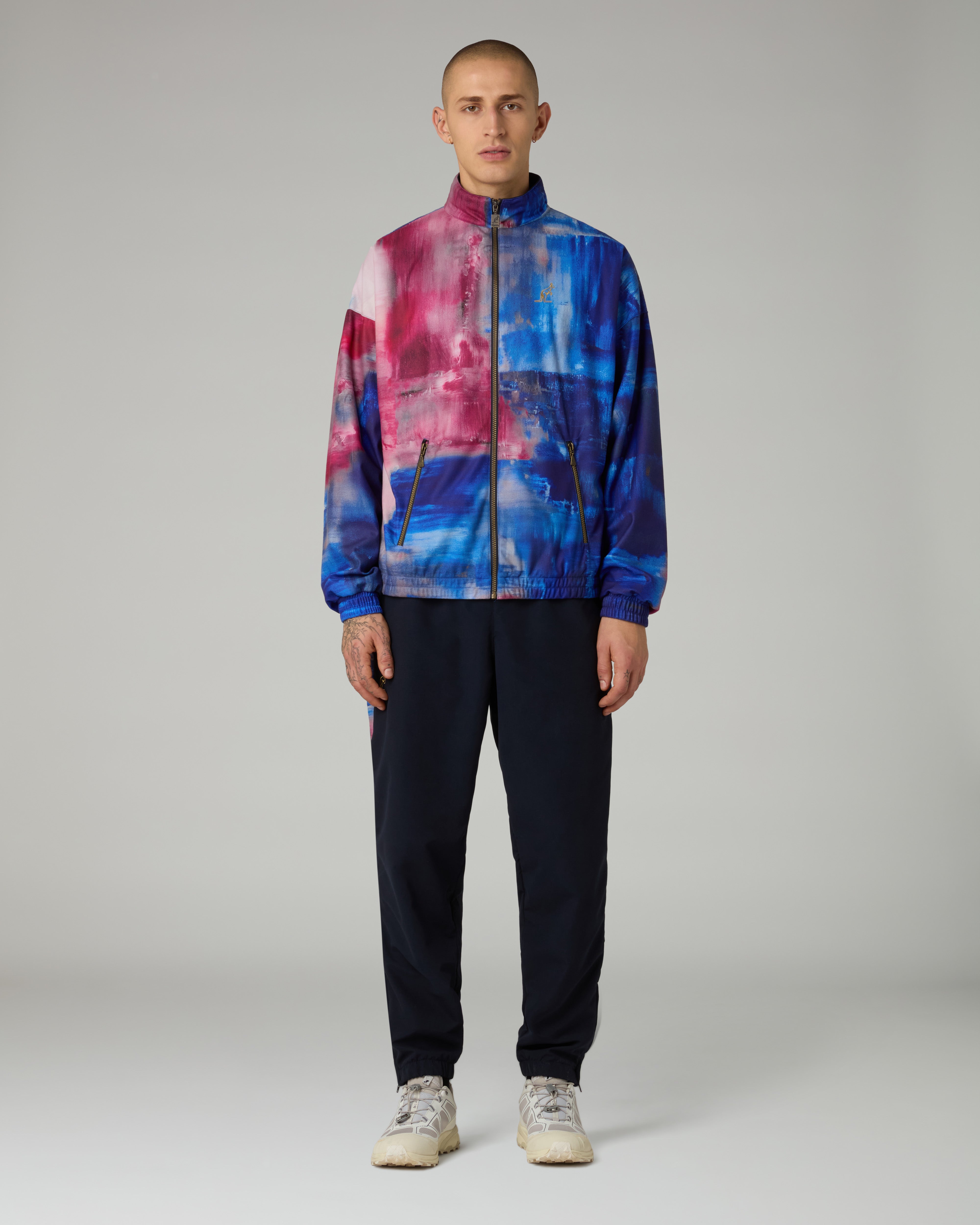 australian-klee-all-print-track-jacket-blu-navy-made-in-italy image 2