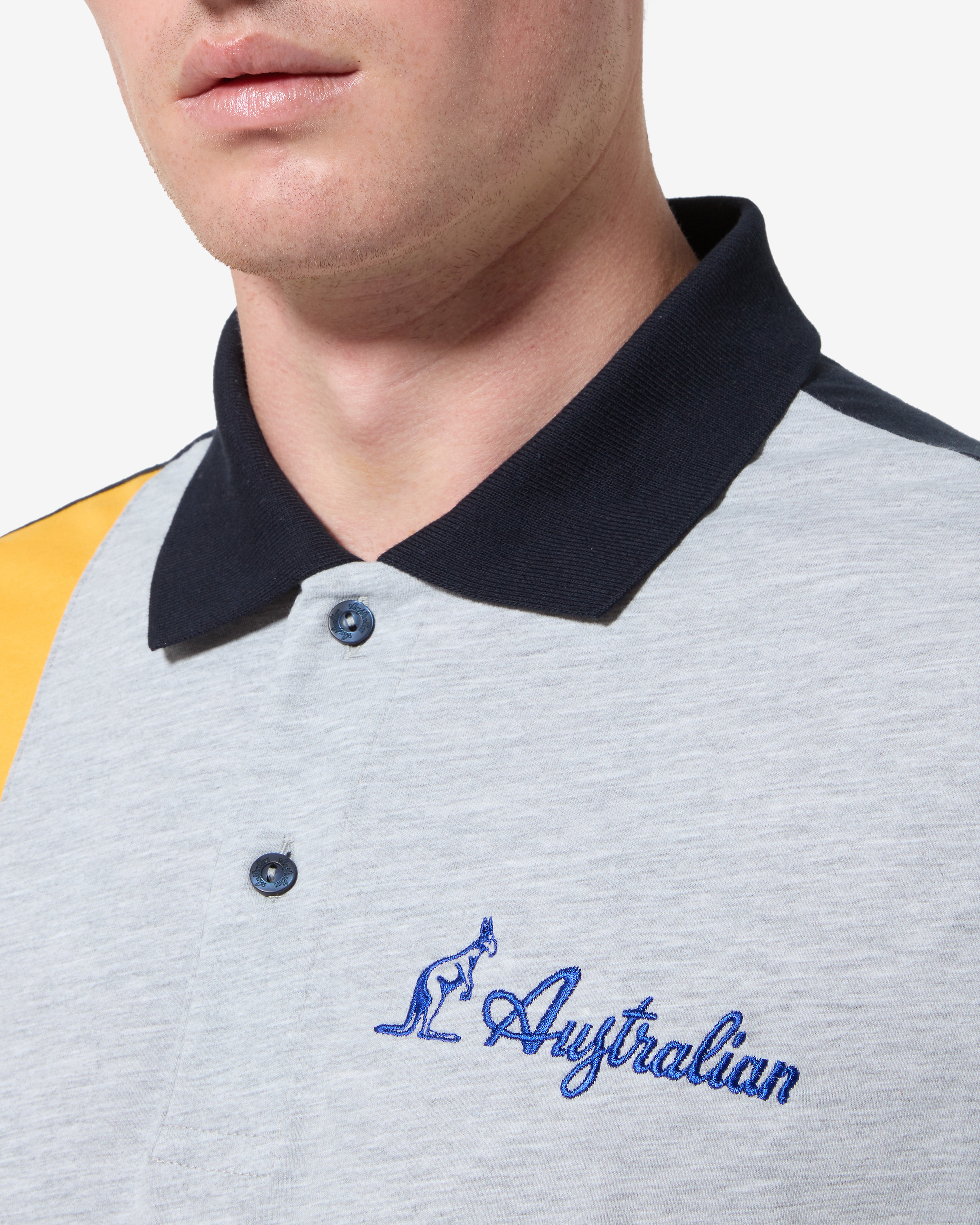 australian-anti-gravity-polo-shirt-blu-navy-in-cotone-regular-fit image 4