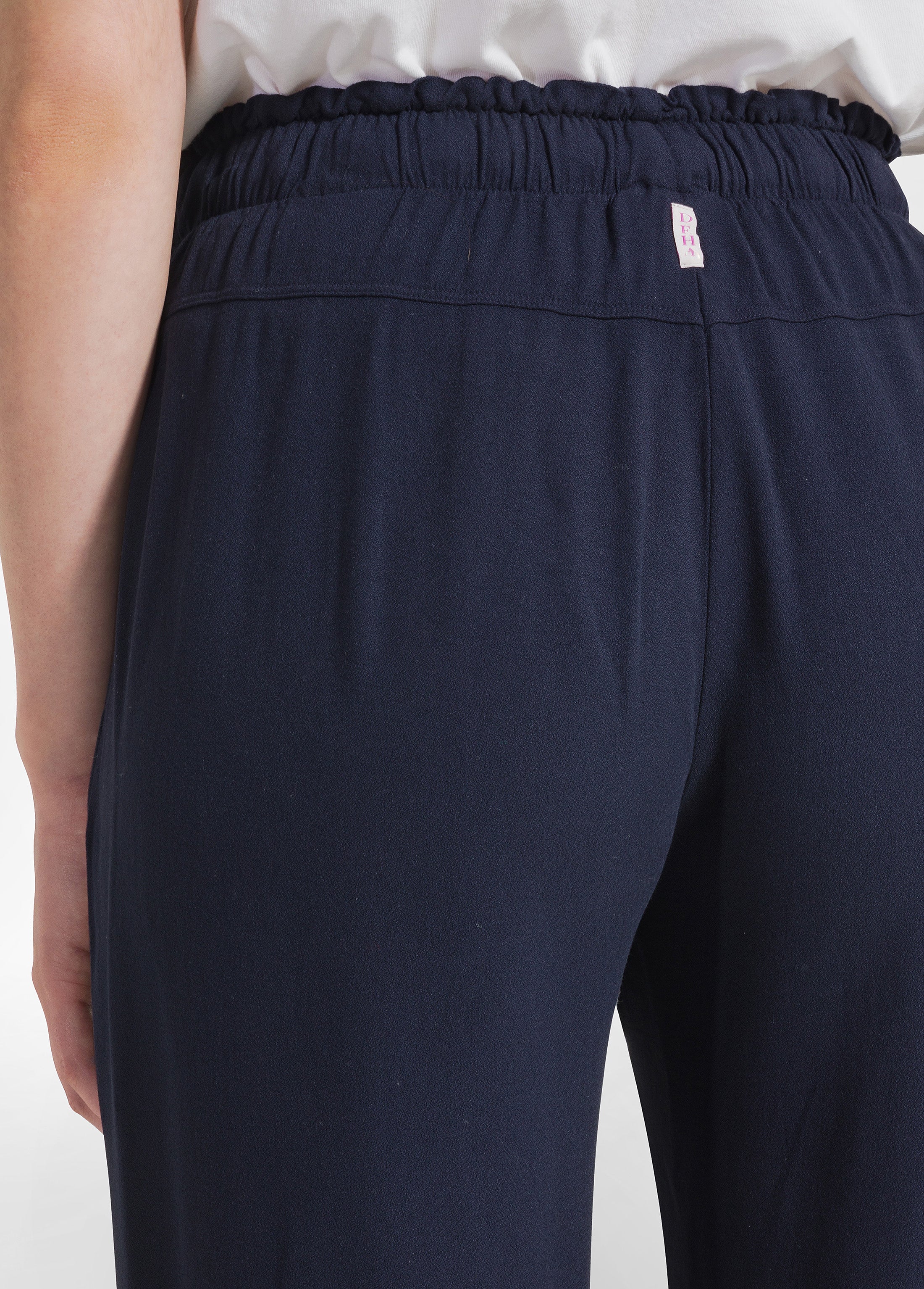 deha-pantalone-jogger-in-viscosa-crepe-blu image 4